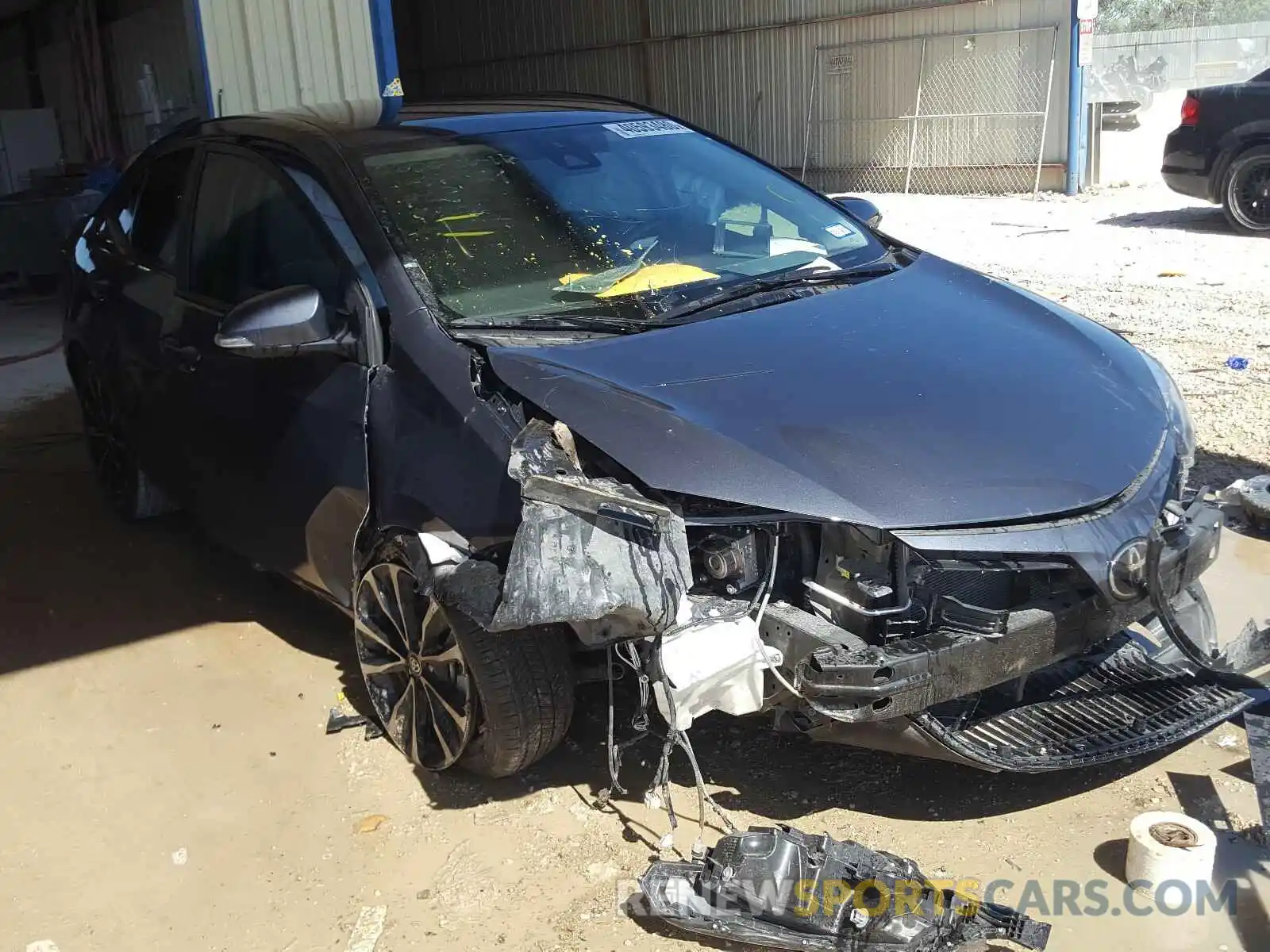 1 Photograph of a damaged car 5YFBURHE2KP945896 TOYOTA COROLLA 2019