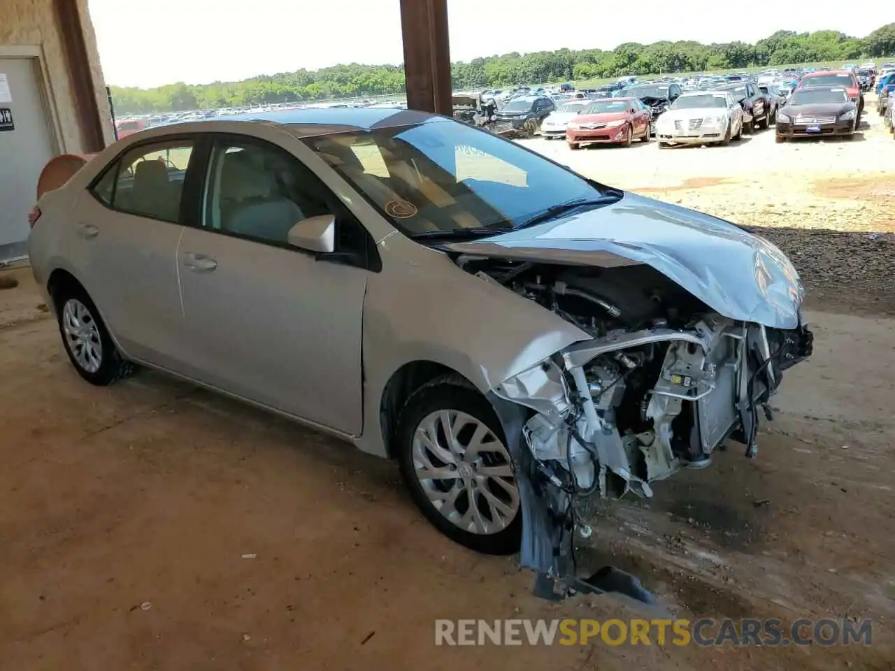 1 Photograph of a damaged car 5YFBURHE2KP946188 TOYOTA COROLLA 2019