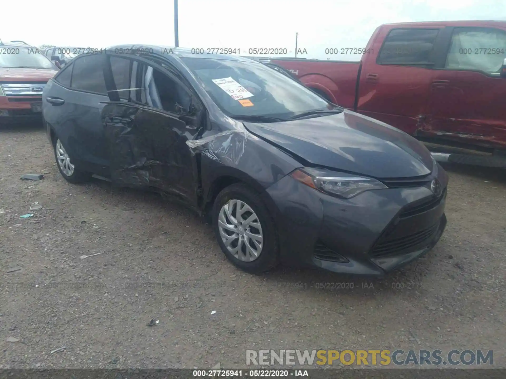 1 Photograph of a damaged car 5YFBURHE2KP946403 TOYOTA COROLLA 2019