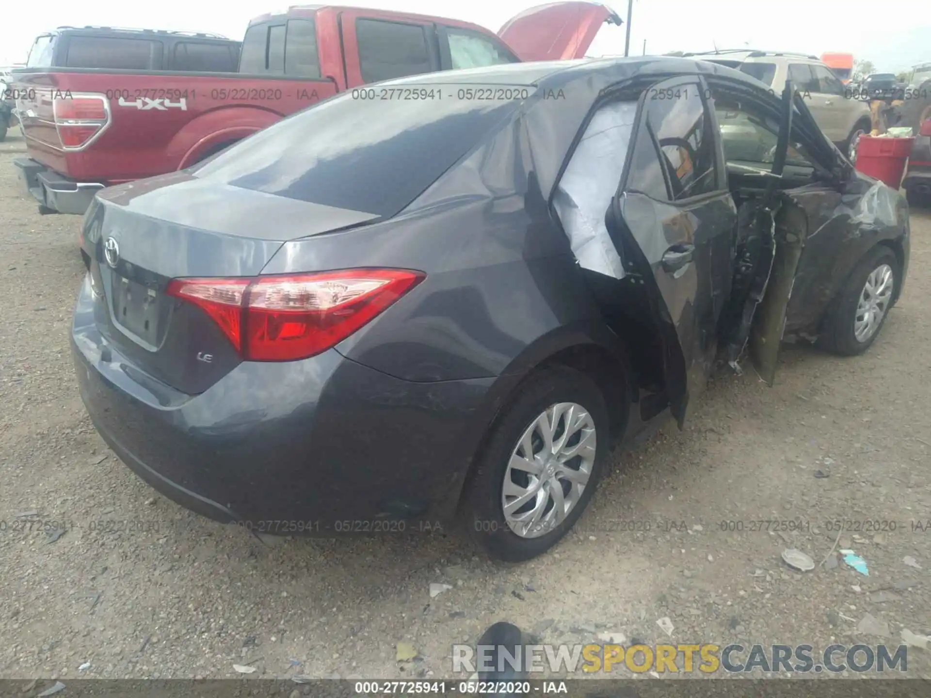 4 Photograph of a damaged car 5YFBURHE2KP946403 TOYOTA COROLLA 2019