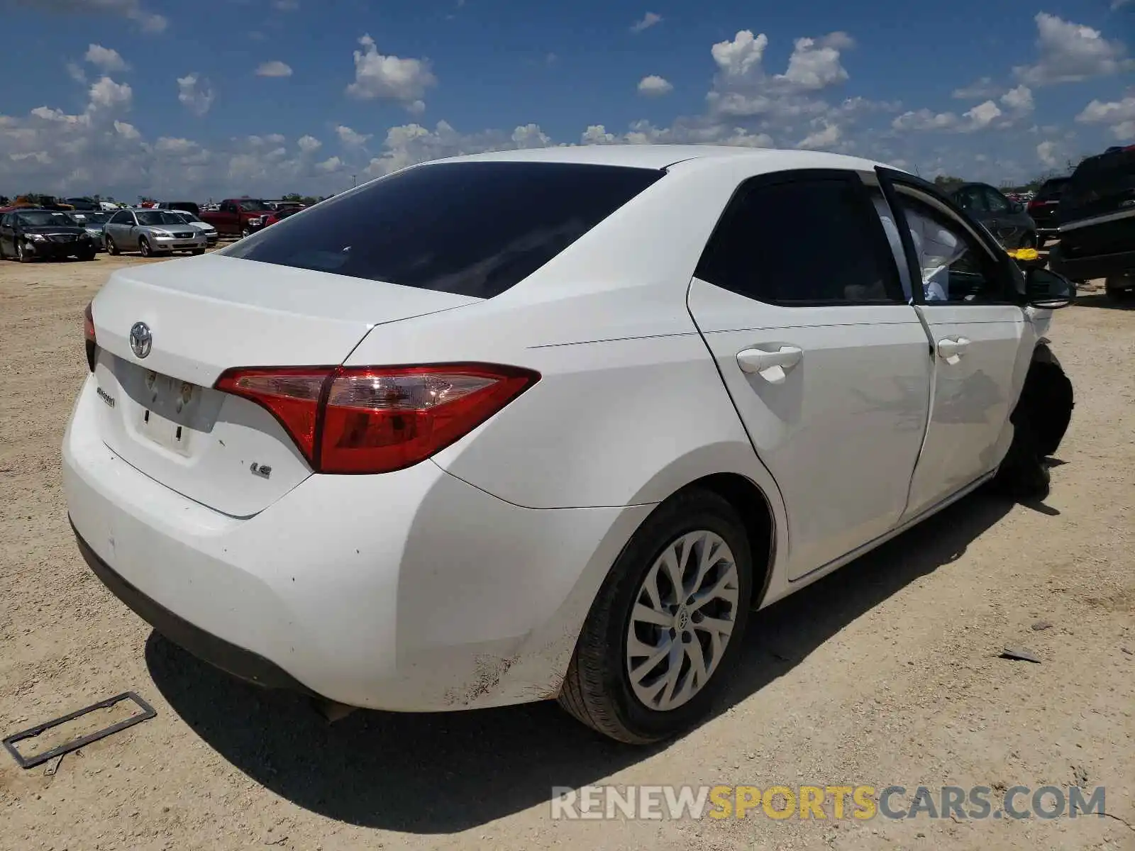 4 Photograph of a damaged car 5YFBURHE2KP946594 TOYOTA COROLLA 2019