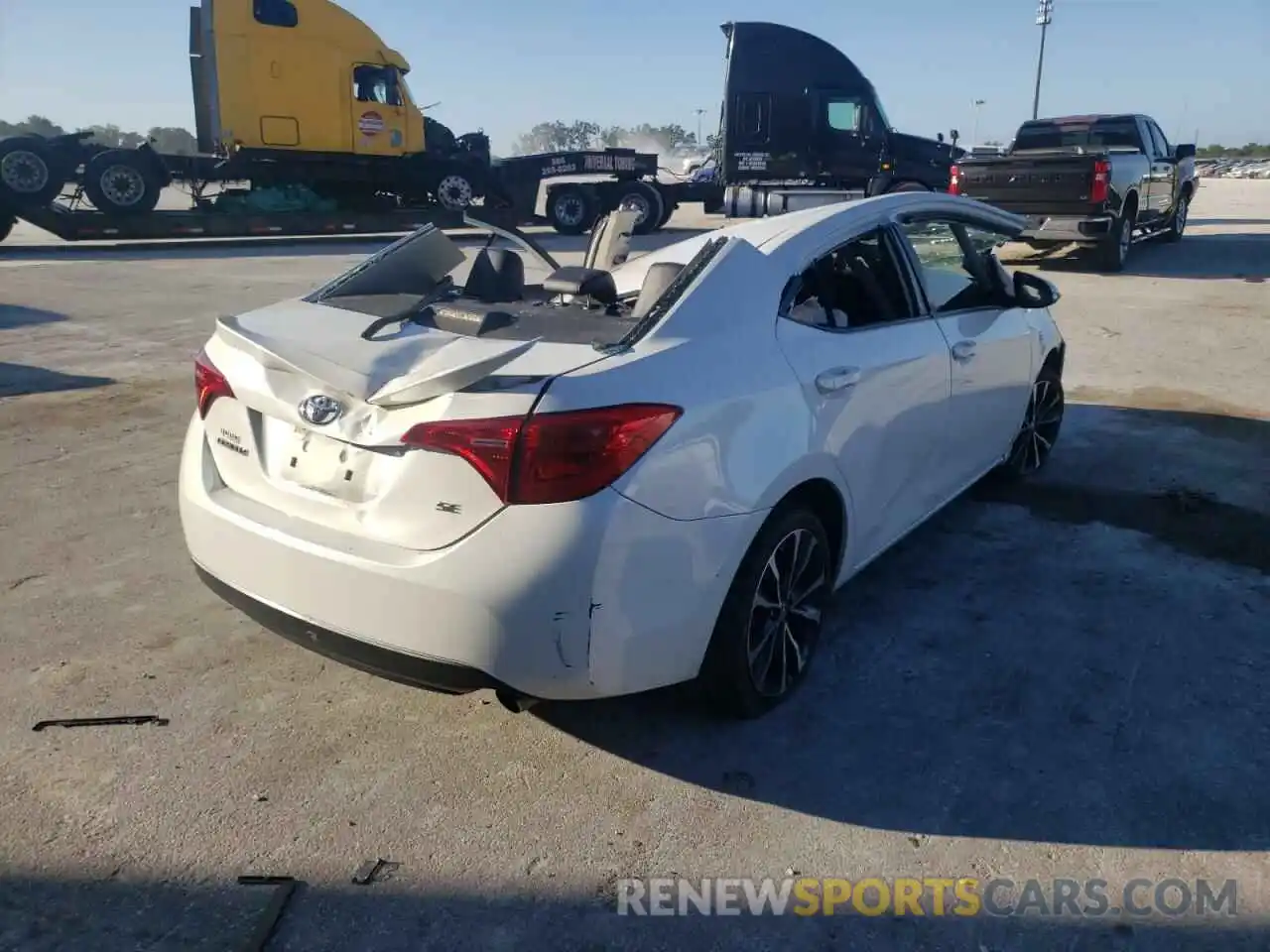 4 Photograph of a damaged car 5YFBURHE2KP946871 TOYOTA COROLLA 2019