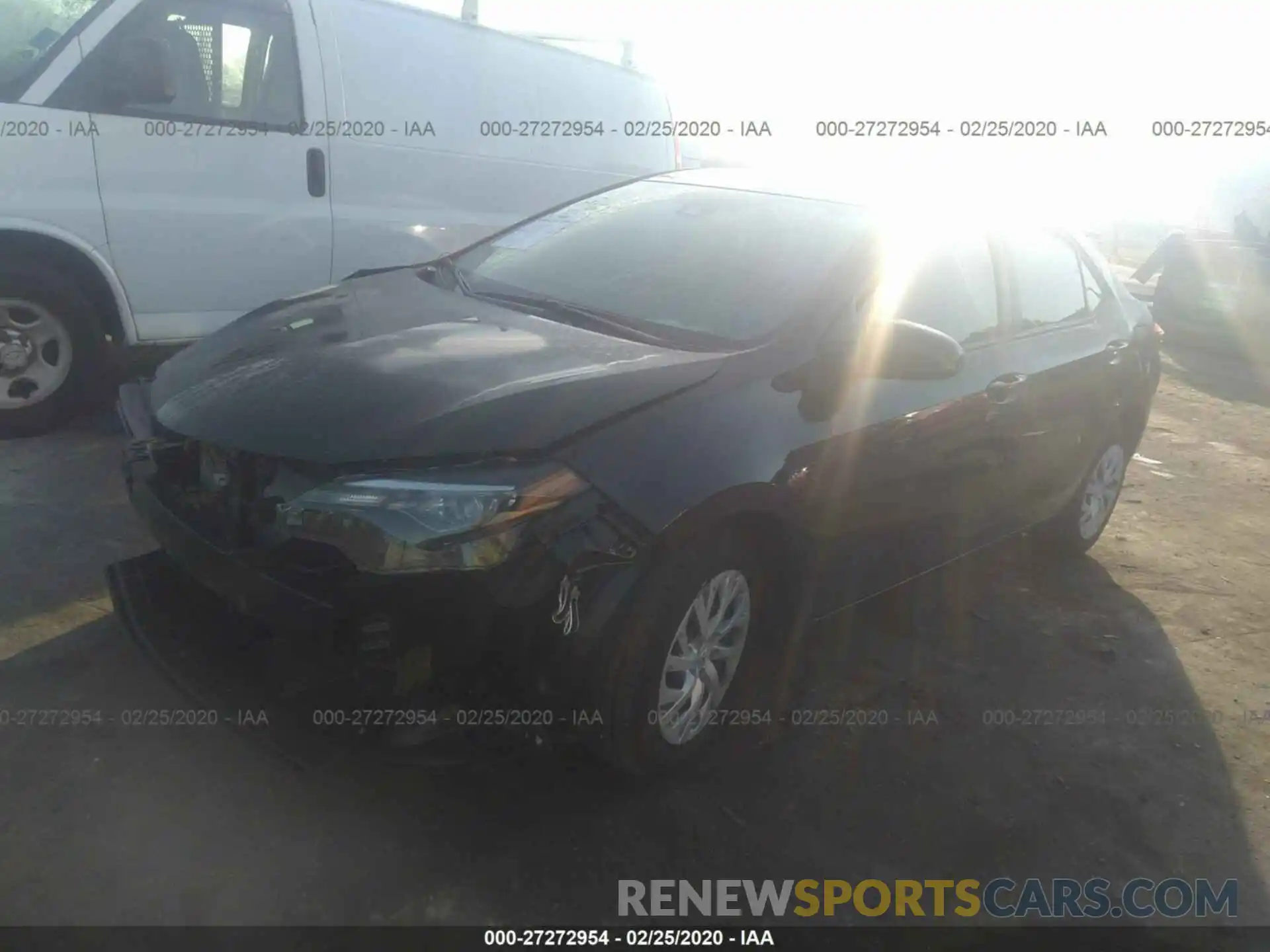 2 Photograph of a damaged car 5YFBURHE2KP947034 TOYOTA COROLLA 2019