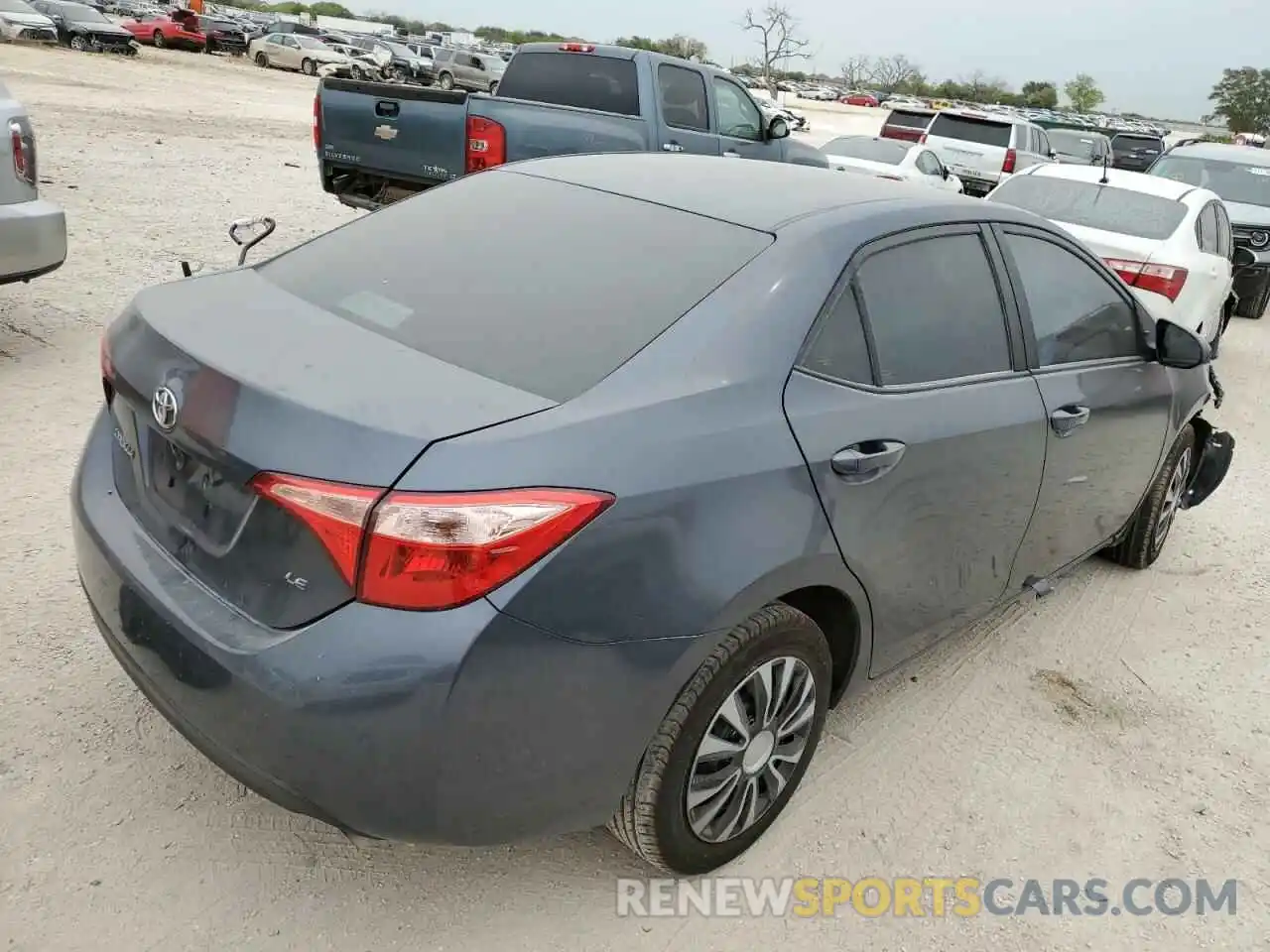 4 Photograph of a damaged car 5YFBURHE2KP947101 TOYOTA COROLLA 2019