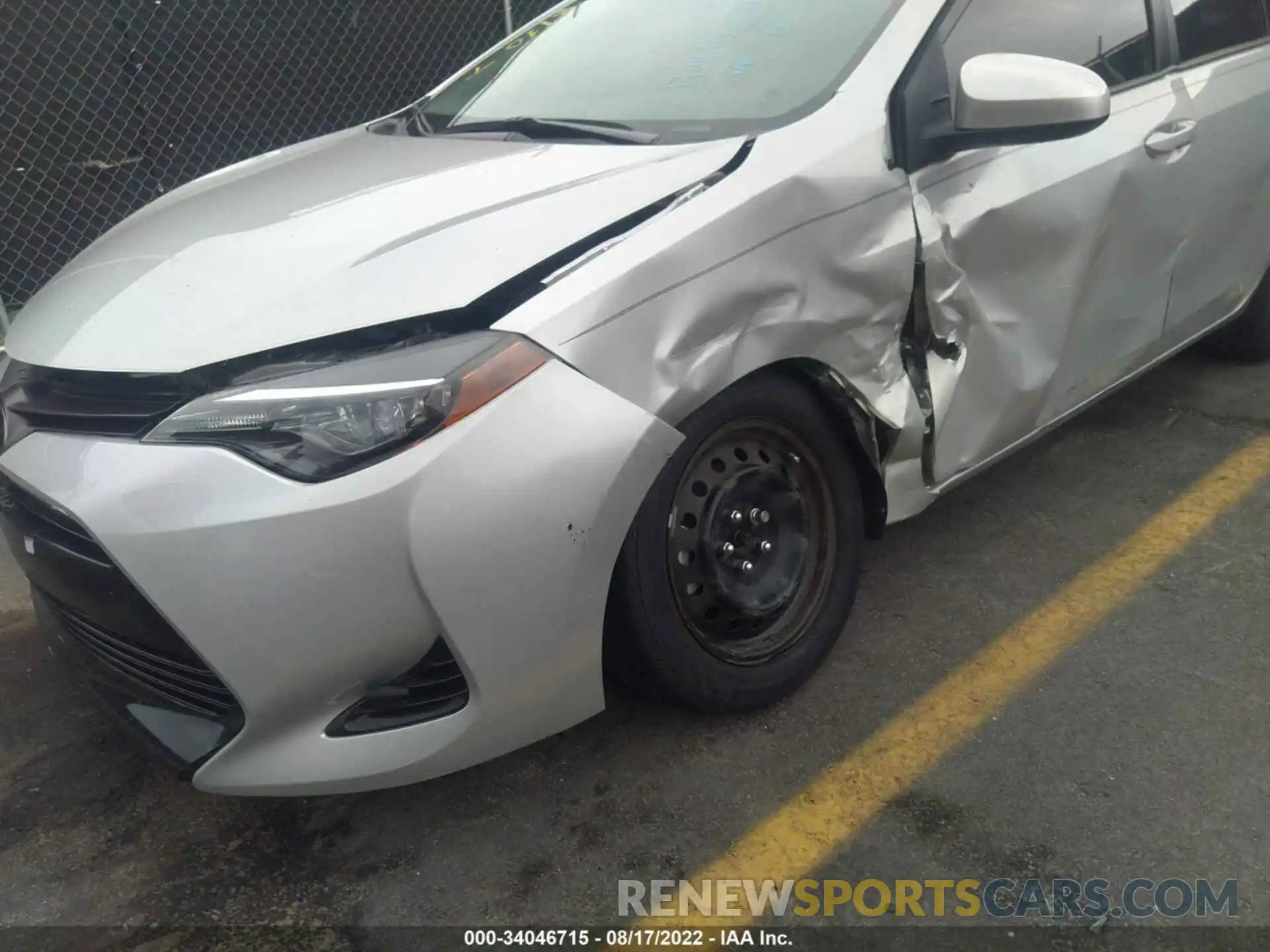 6 Photograph of a damaged car 5YFBURHE2KP947275 TOYOTA COROLLA 2019