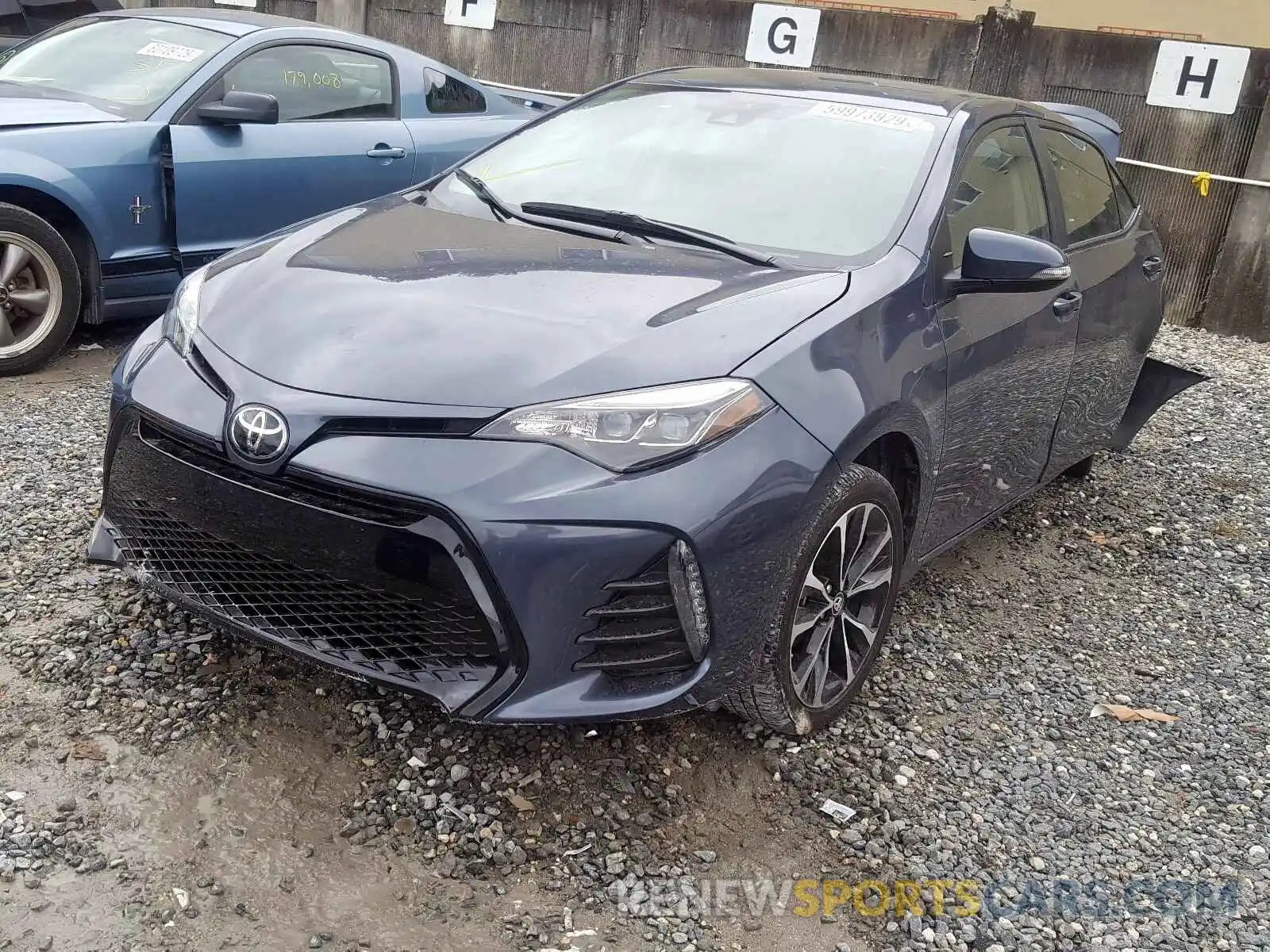 2 Photograph of a damaged car 5YFBURHE2KP947292 TOYOTA COROLLA 2019