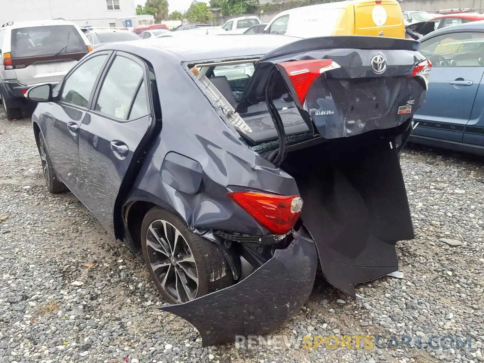 3 Photograph of a damaged car 5YFBURHE2KP947292 TOYOTA COROLLA 2019