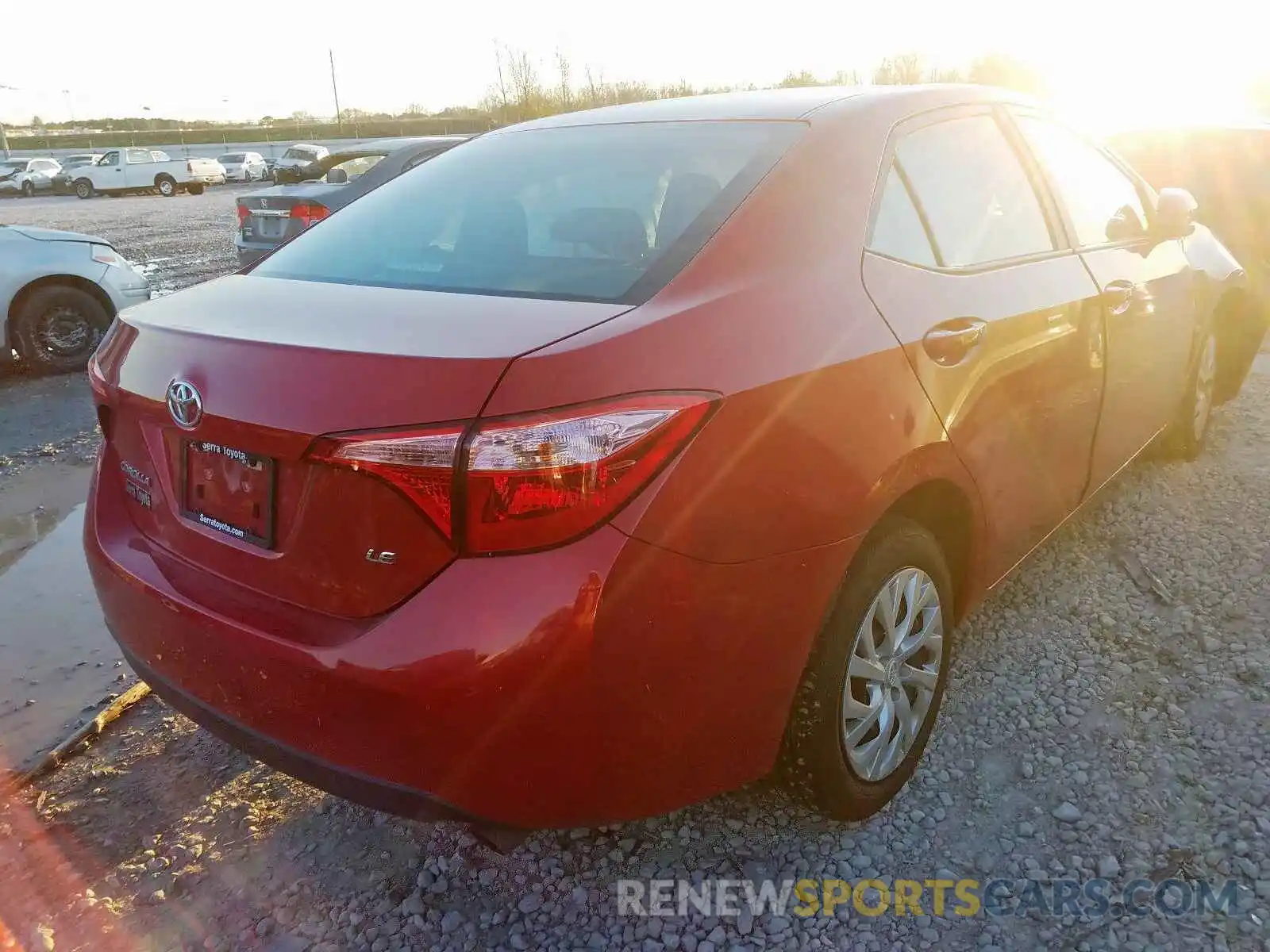 4 Photograph of a damaged car 5YFBURHE2KP947325 TOYOTA COROLLA 2019