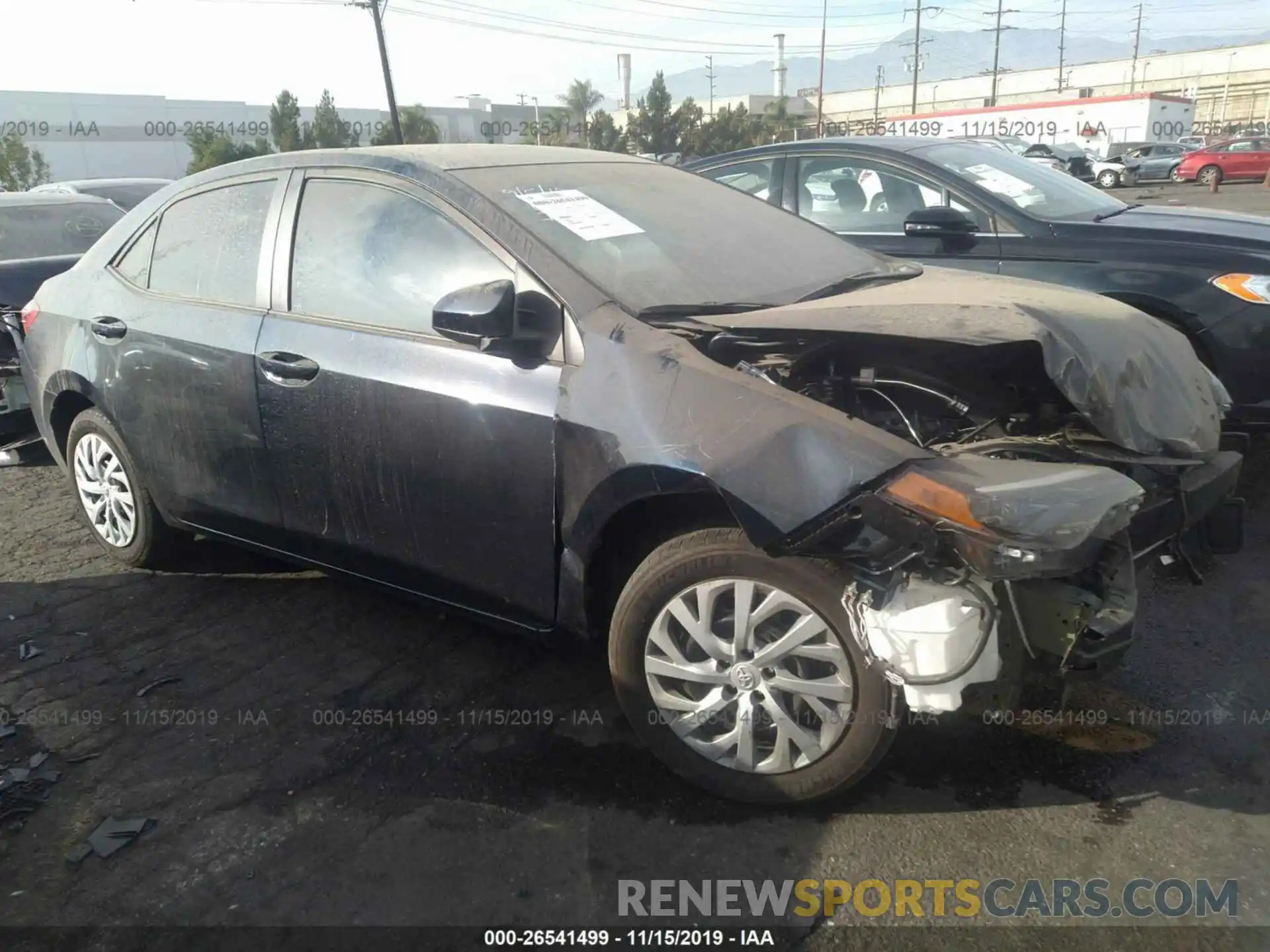 1 Photograph of a damaged car 5YFBURHE2KP947549 TOYOTA COROLLA 2019