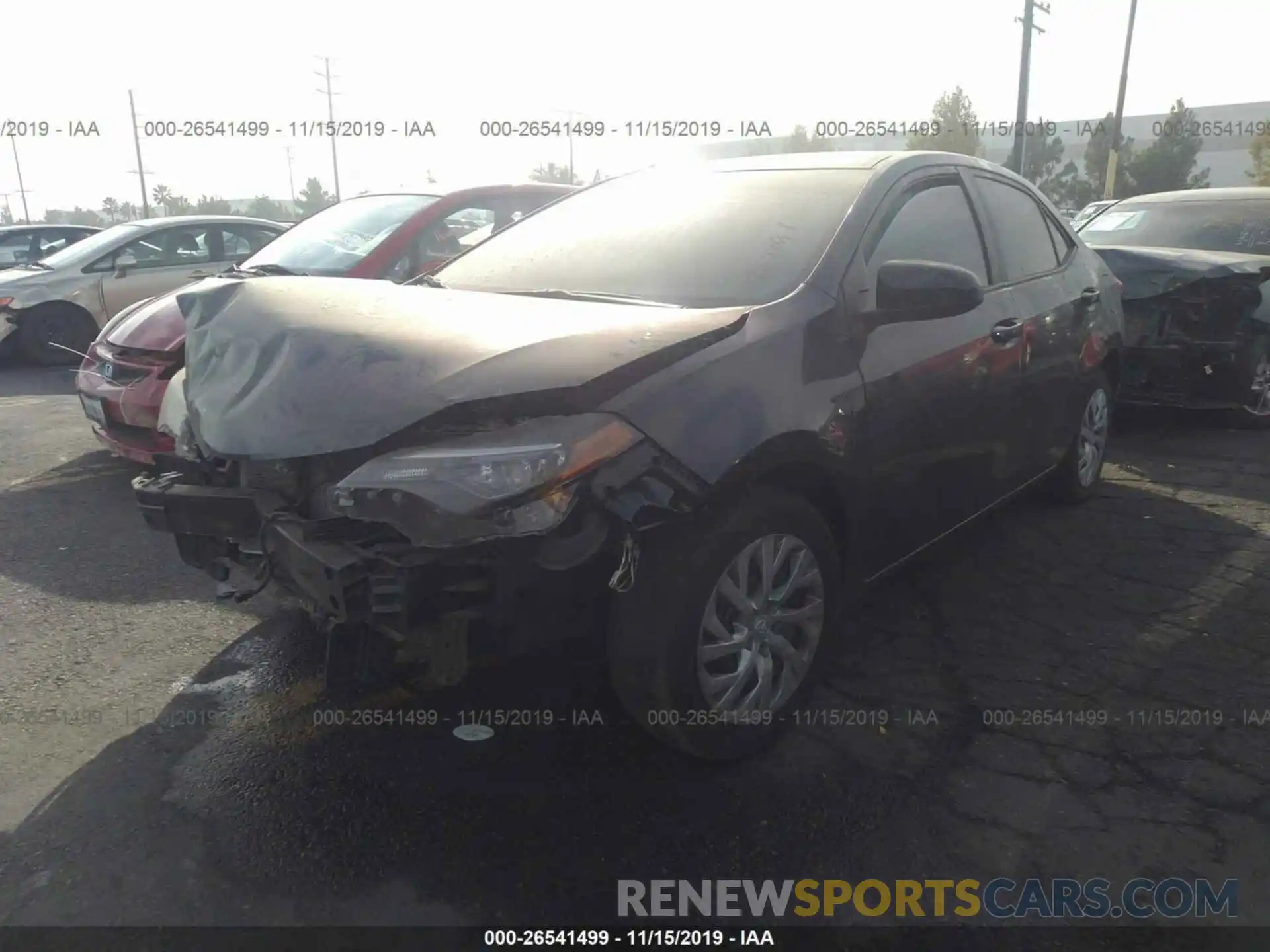 2 Photograph of a damaged car 5YFBURHE2KP947549 TOYOTA COROLLA 2019