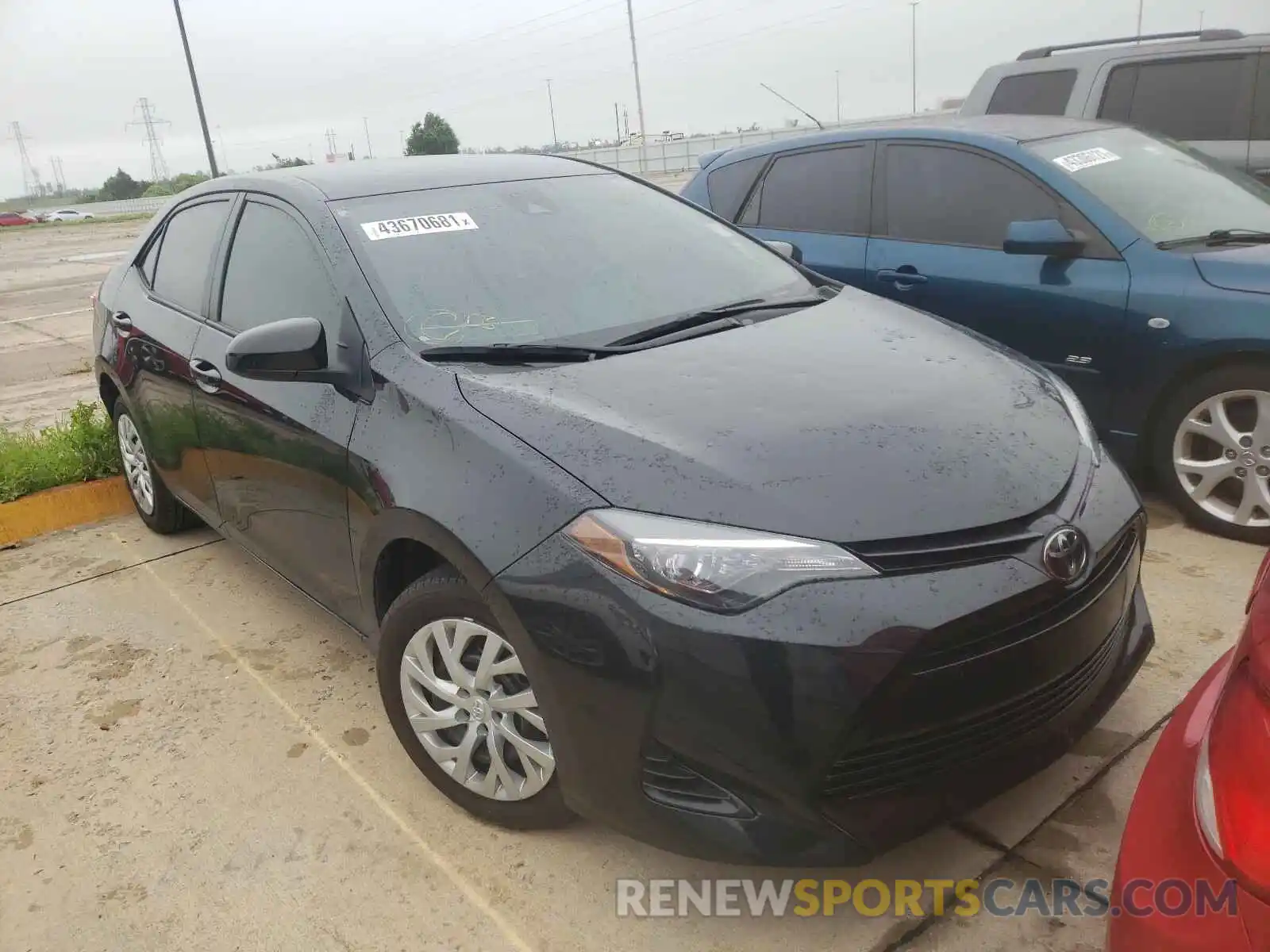 1 Photograph of a damaged car 5YFBURHE2KP947681 TOYOTA COROLLA 2019