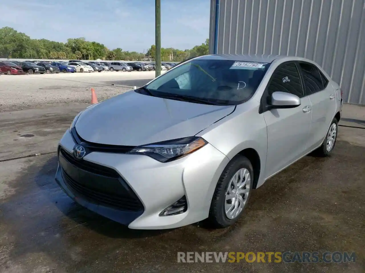 2 Photograph of a damaged car 5YFBURHE2KP948068 TOYOTA COROLLA 2019