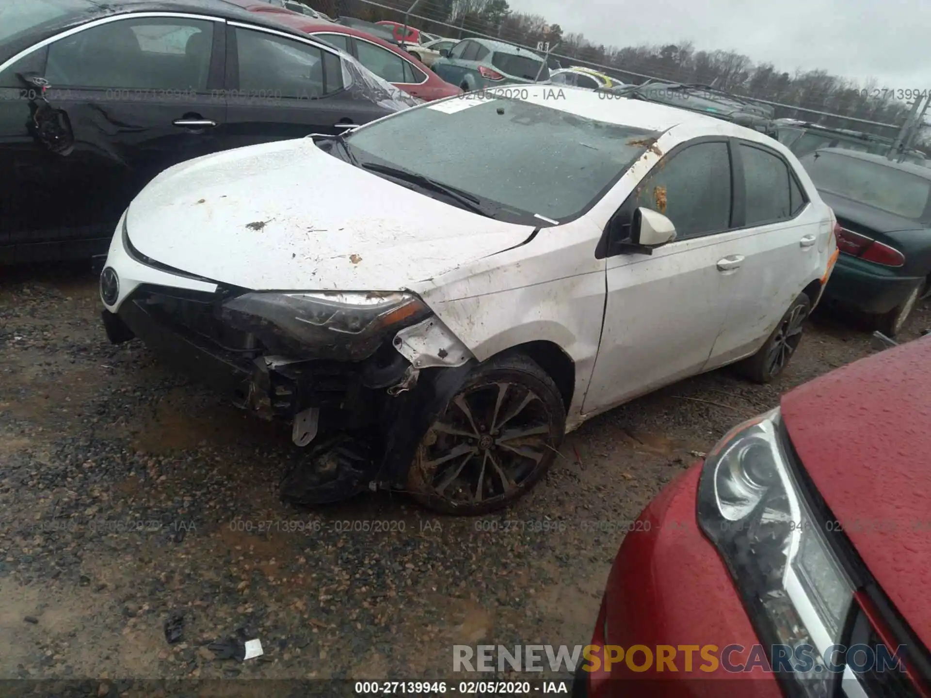 2 Photograph of a damaged car 5YFBURHE2KP948071 TOYOTA COROLLA 2019