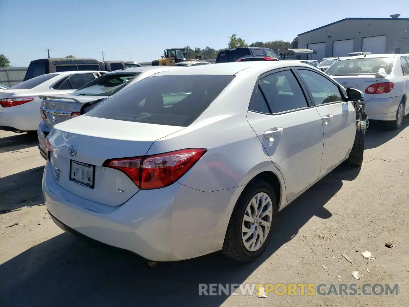 4 Photograph of a damaged car 5YFBURHE2KP948202 TOYOTA COROLLA 2019