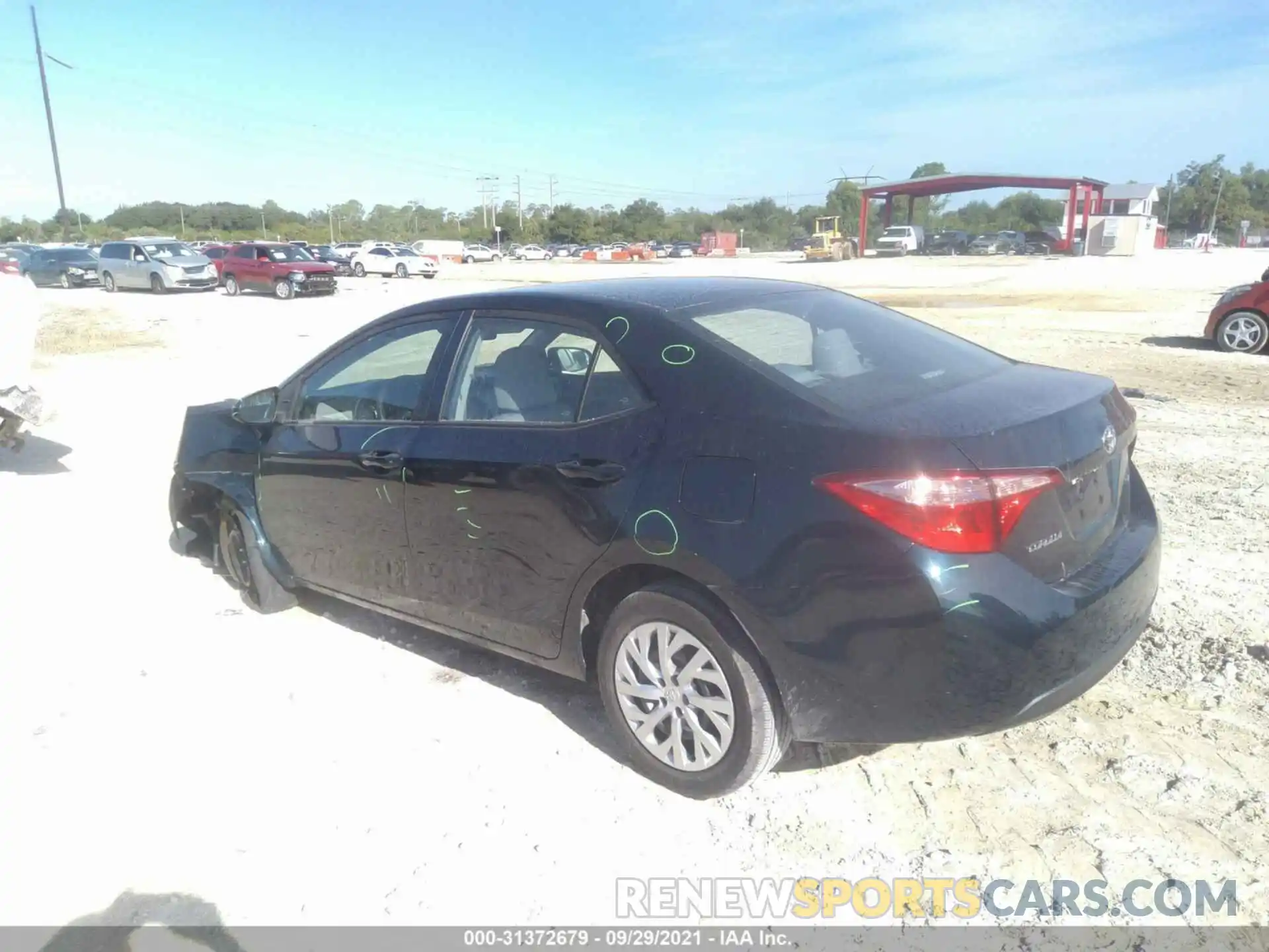 3 Photograph of a damaged car 5YFBURHE2KP948376 TOYOTA COROLLA 2019