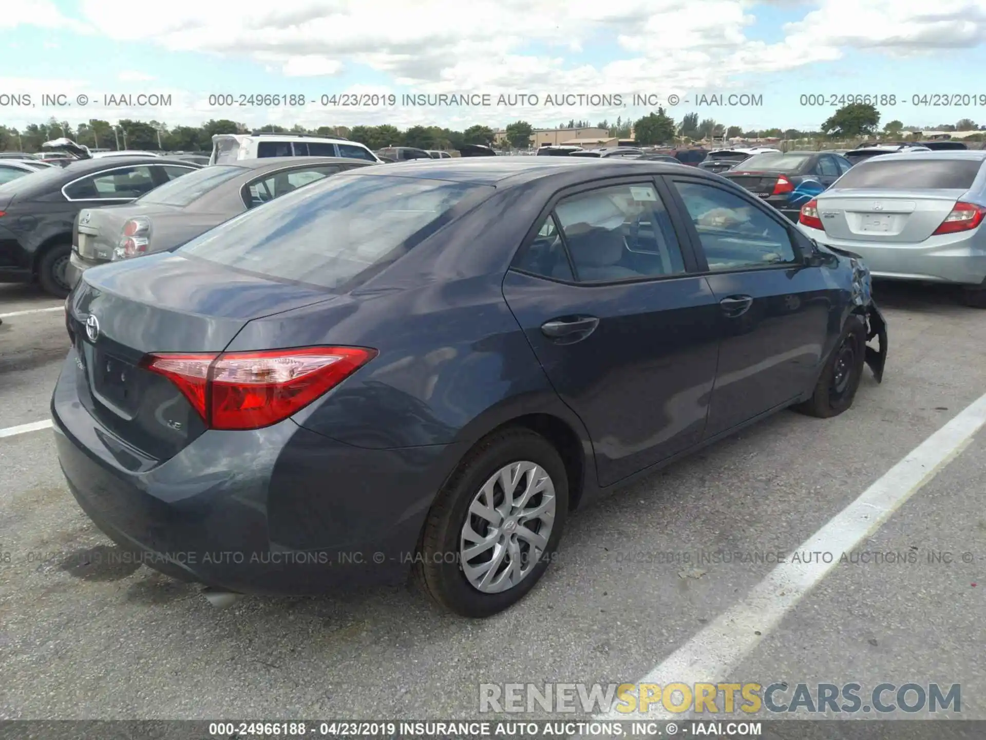 4 Photograph of a damaged car 5YFBURHE2KP948622 TOYOTA COROLLA 2019