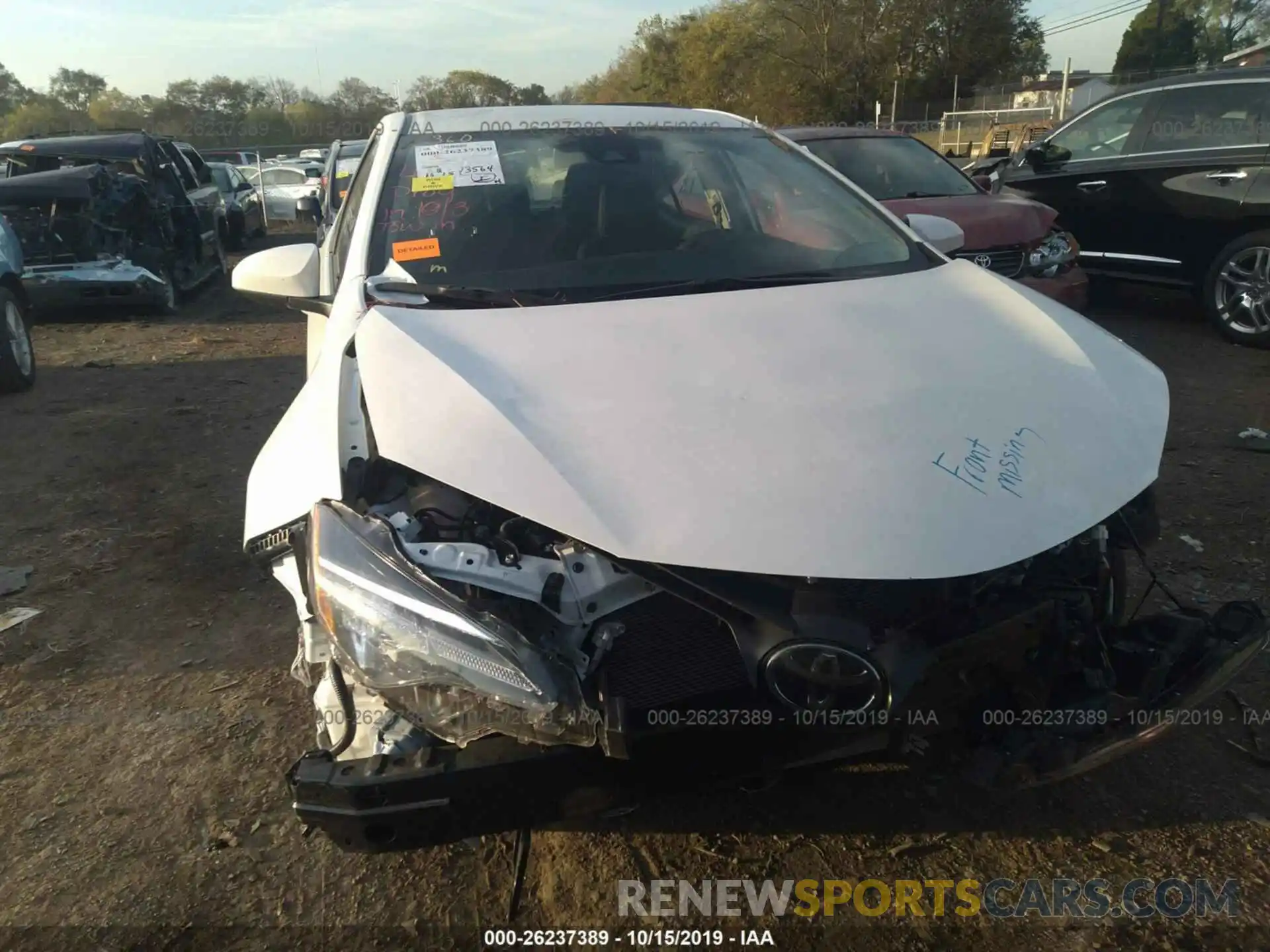 6 Photograph of a damaged car 5YFBURHE2KP948832 TOYOTA COROLLA 2019