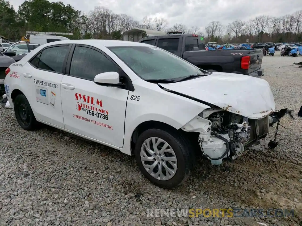 4 Photograph of a damaged car 5YFBURHE2KP949141 TOYOTA COROLLA 2019