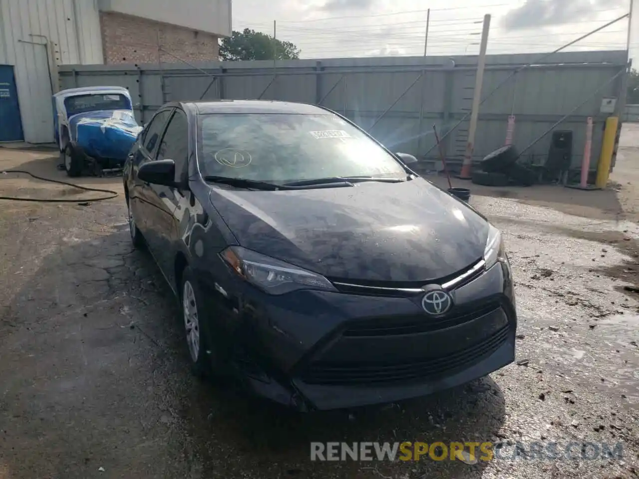 1 Photograph of a damaged car 5YFBURHE2KP949253 TOYOTA COROLLA 2019