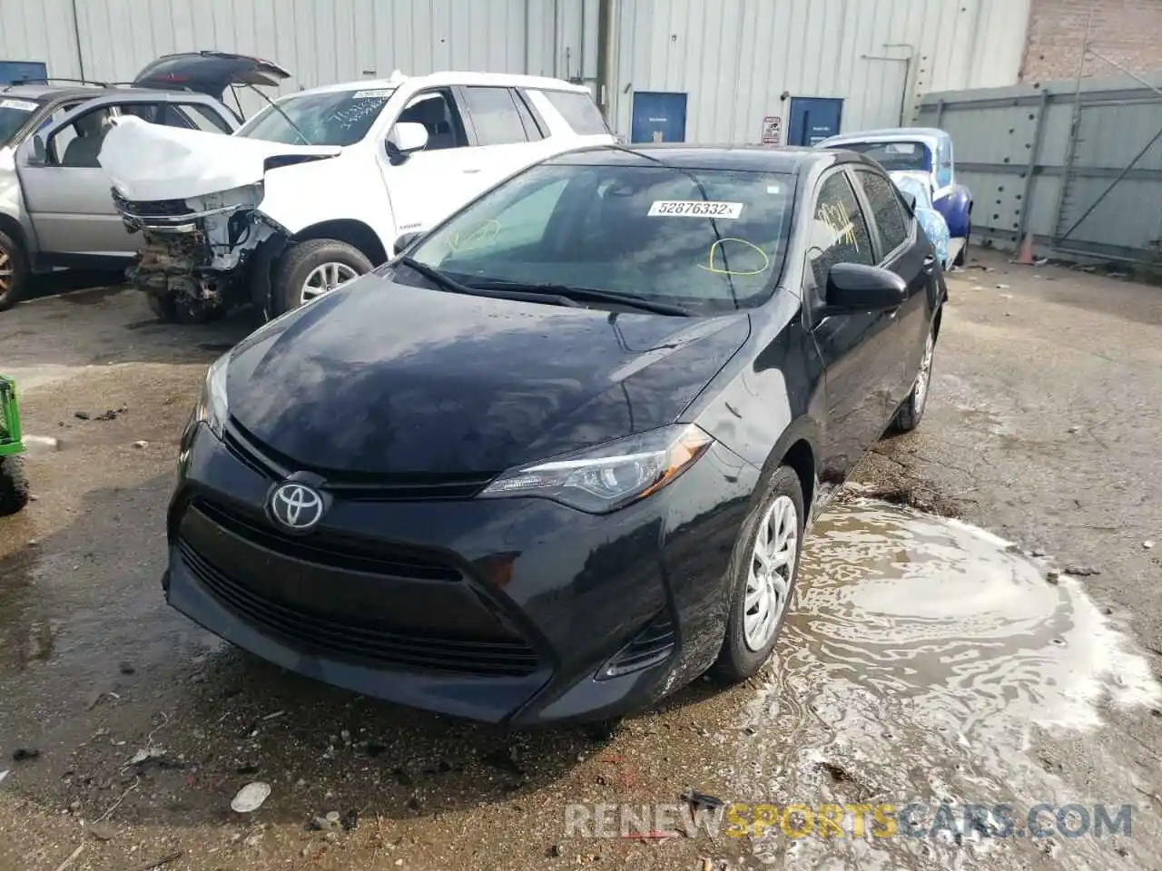 2 Photograph of a damaged car 5YFBURHE2KP949253 TOYOTA COROLLA 2019