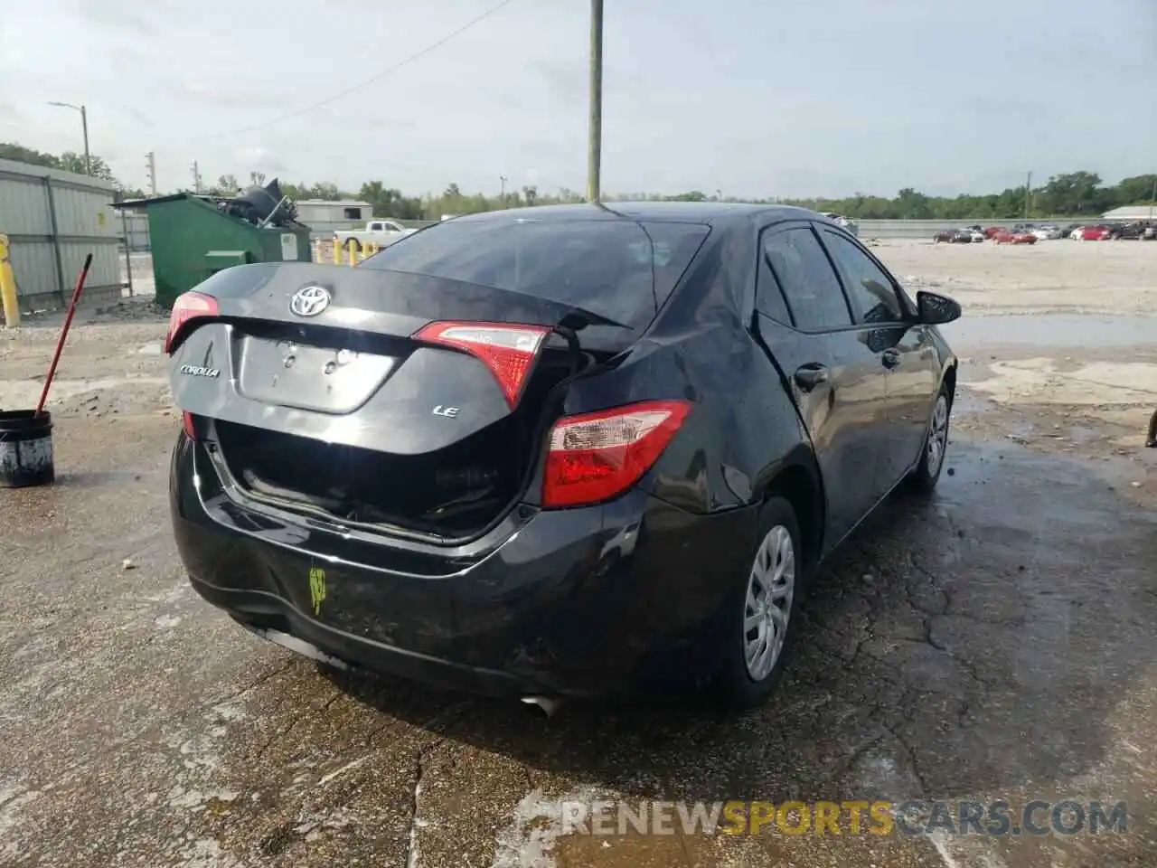 4 Photograph of a damaged car 5YFBURHE2KP949253 TOYOTA COROLLA 2019