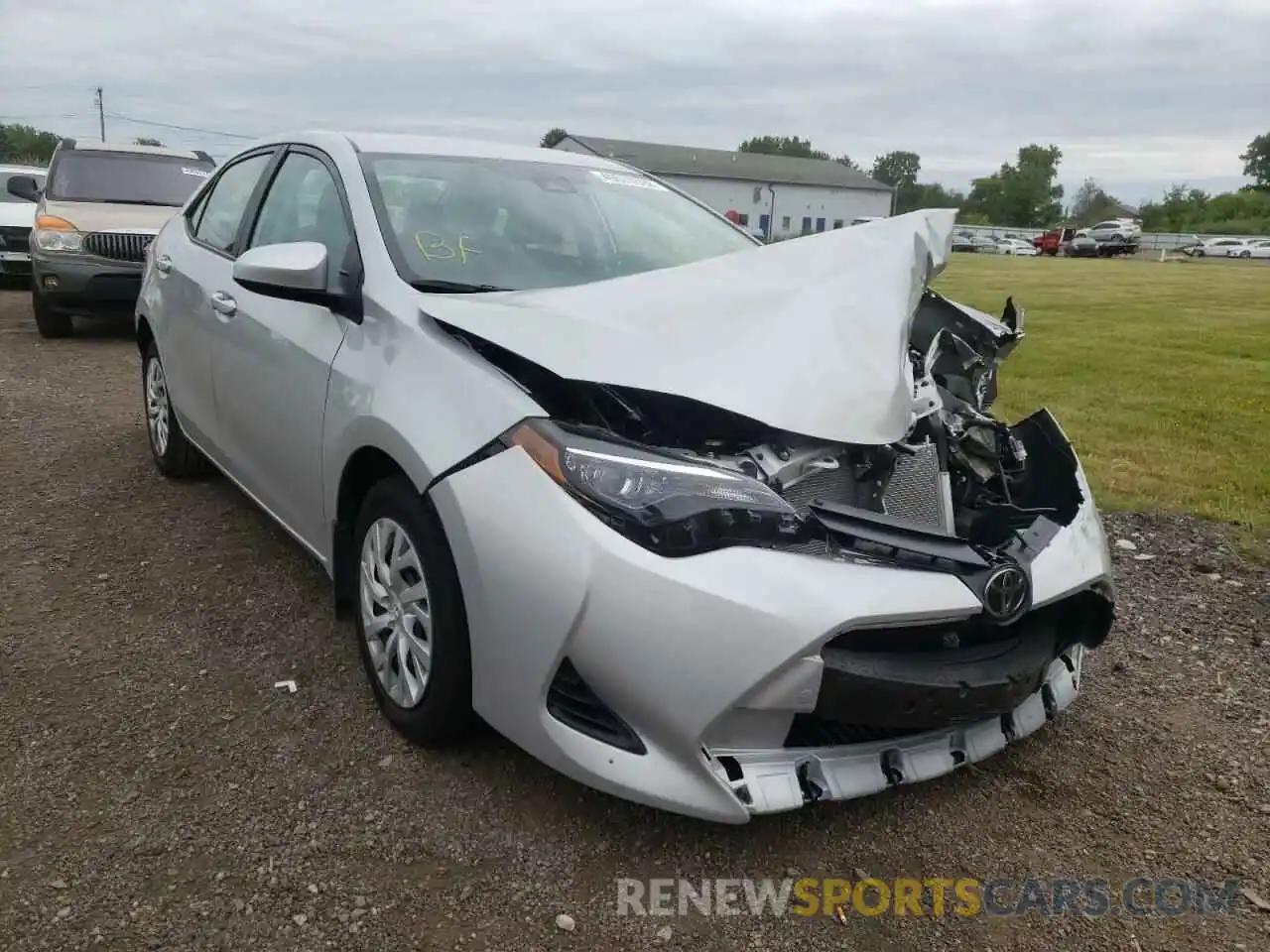 1 Photograph of a damaged car 5YFBURHE2KP949365 TOYOTA COROLLA 2019