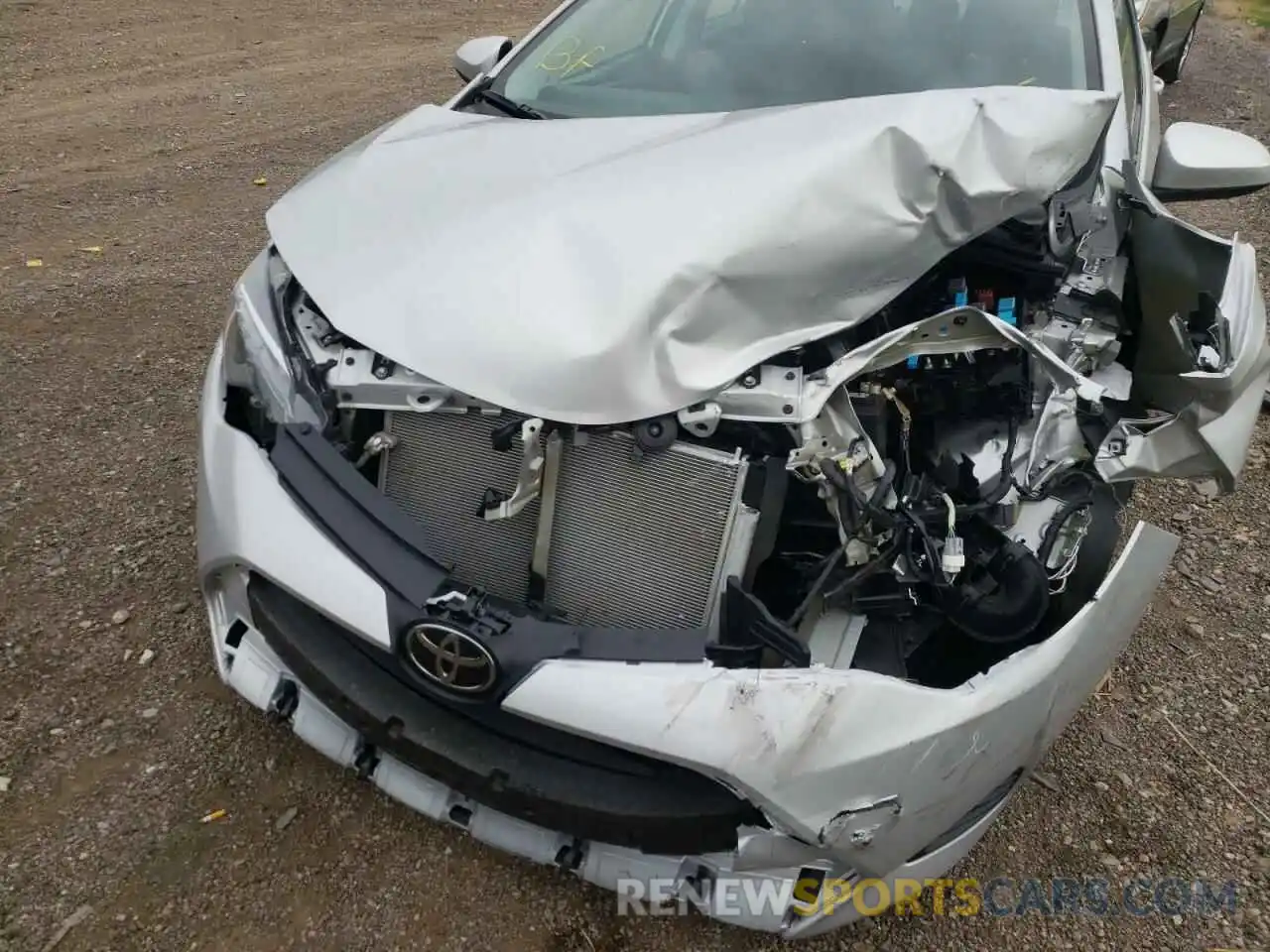 9 Photograph of a damaged car 5YFBURHE2KP949365 TOYOTA COROLLA 2019