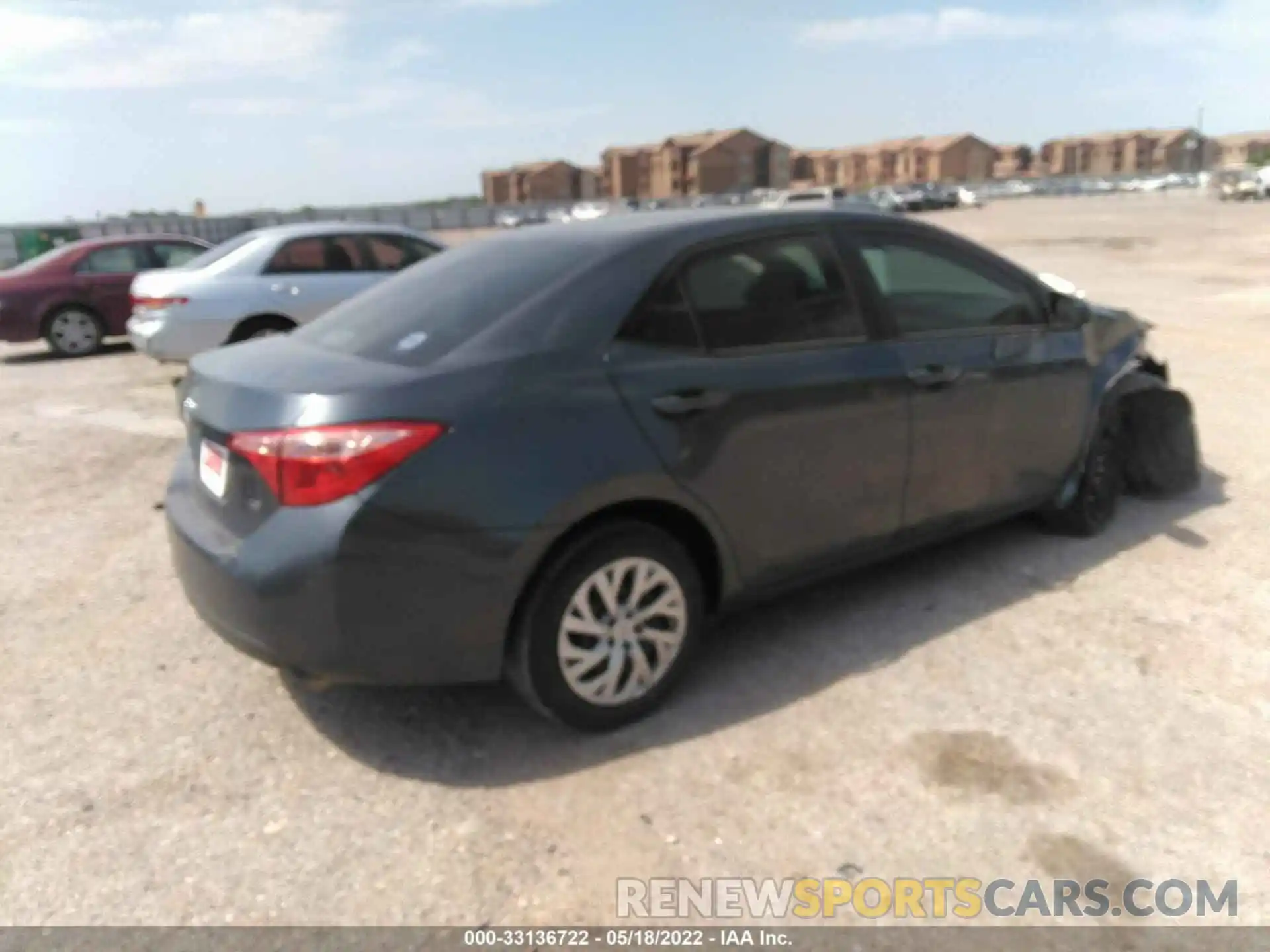 4 Photograph of a damaged car 5YFBURHE2KP949737 TOYOTA COROLLA 2019