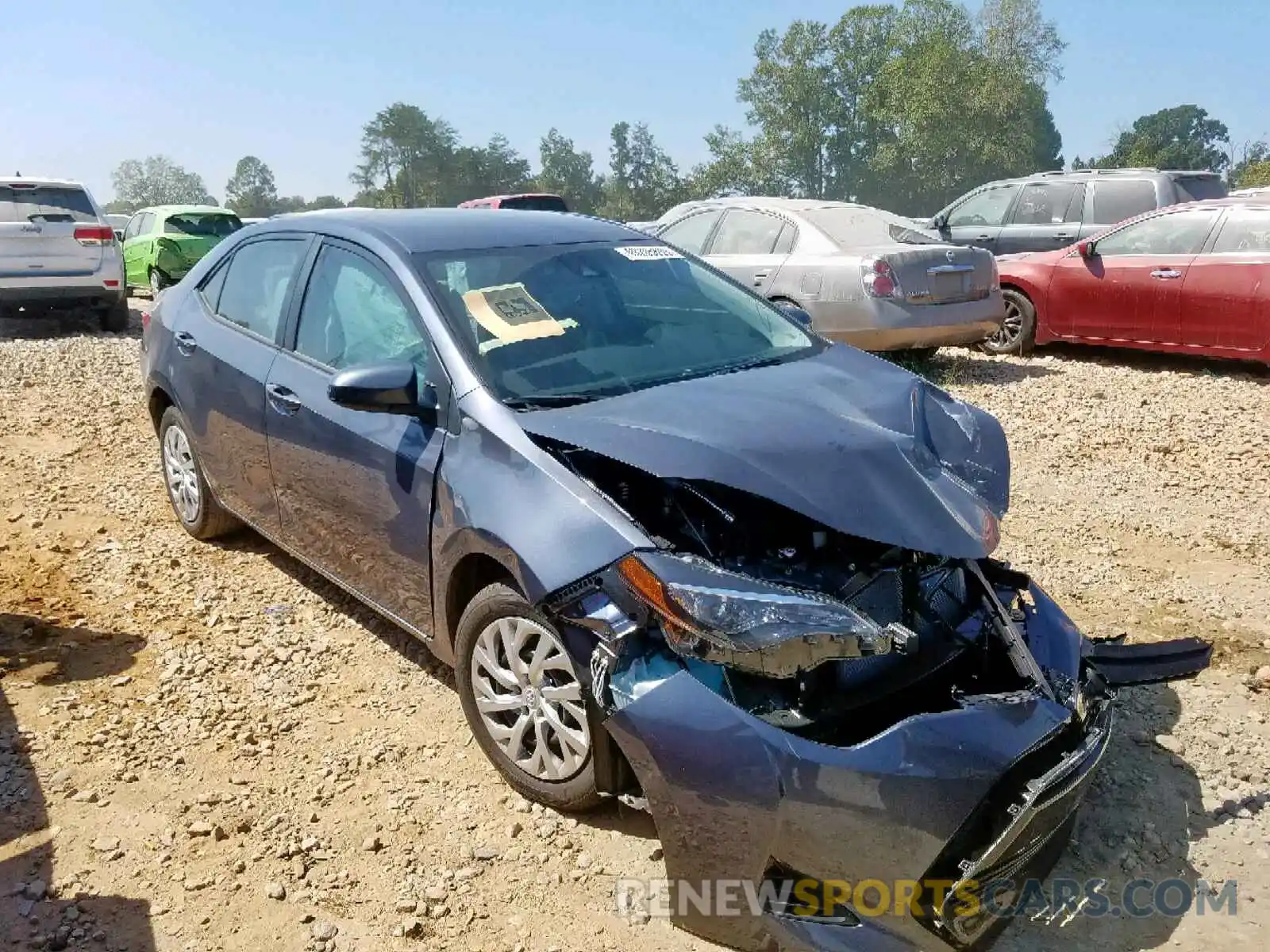 1 Photograph of a damaged car 5YFBURHE2KP949995 TOYOTA COROLLA 2019