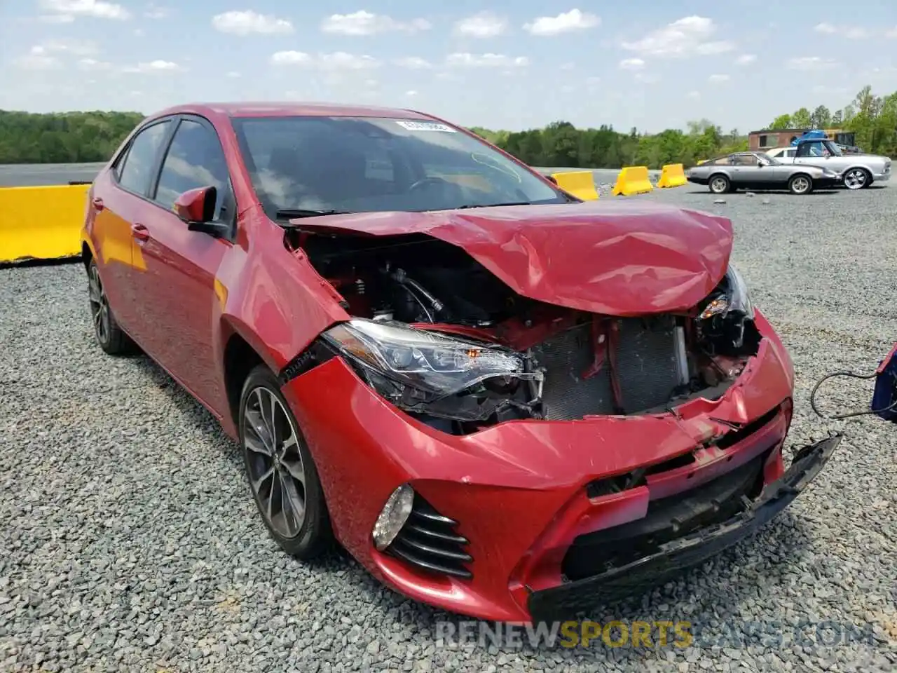 1 Photograph of a damaged car 5YFBURHE3KP856449 TOYOTA COROLLA 2019