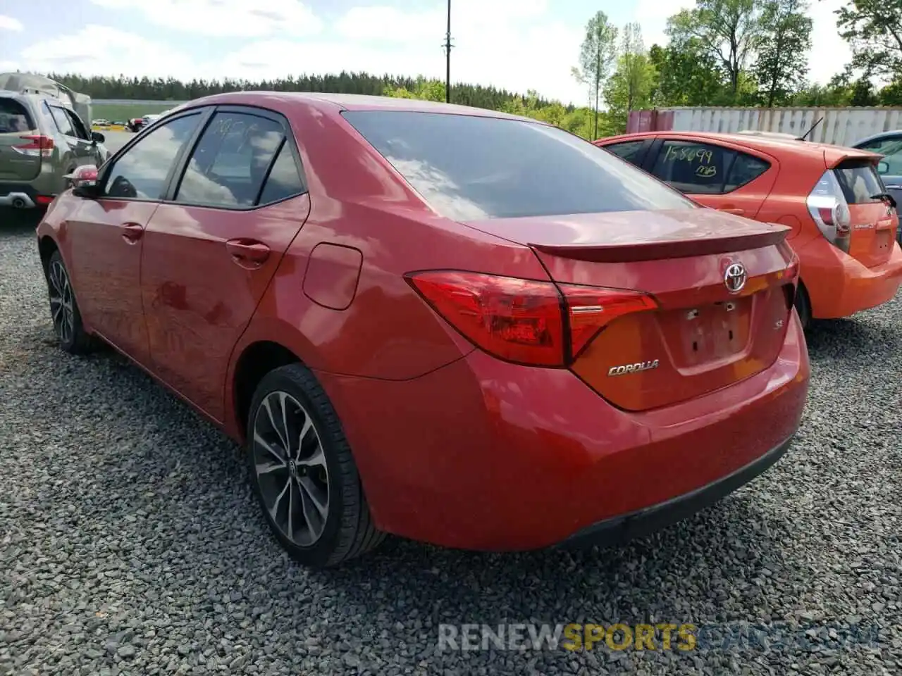 3 Photograph of a damaged car 5YFBURHE3KP856449 TOYOTA COROLLA 2019