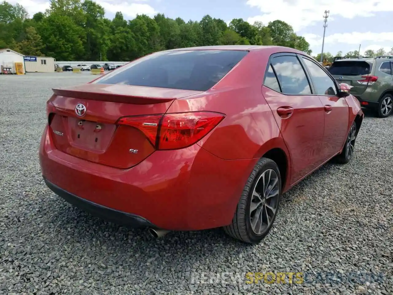 4 Photograph of a damaged car 5YFBURHE3KP856449 TOYOTA COROLLA 2019