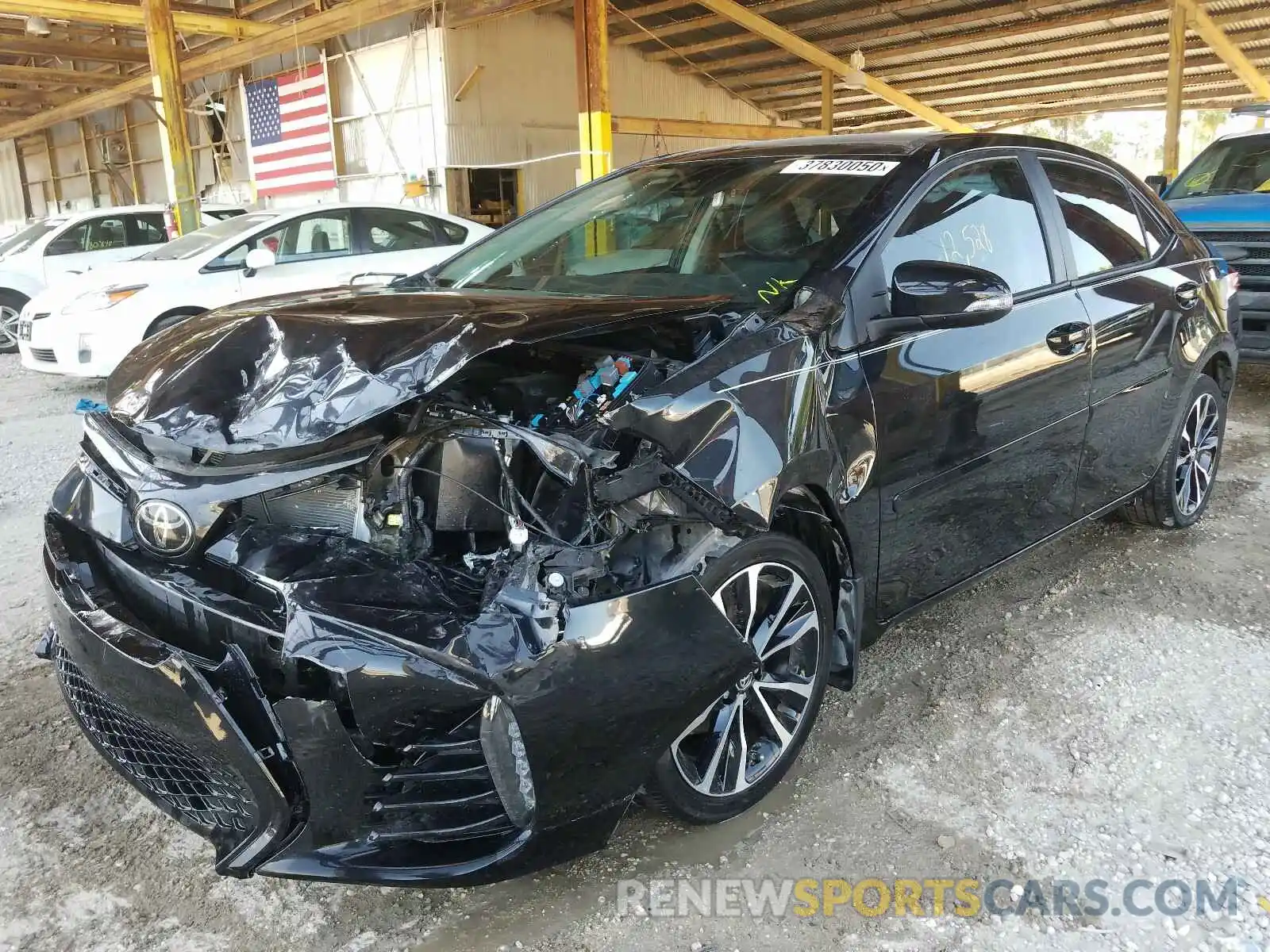 2 Photograph of a damaged car 5YFBURHE3KP856483 TOYOTA COROLLA 2019