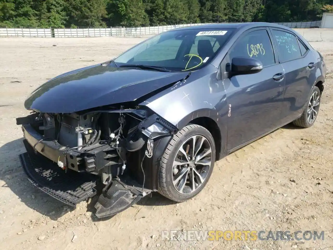 2 Photograph of a damaged car 5YFBURHE3KP856497 TOYOTA COROLLA 2019