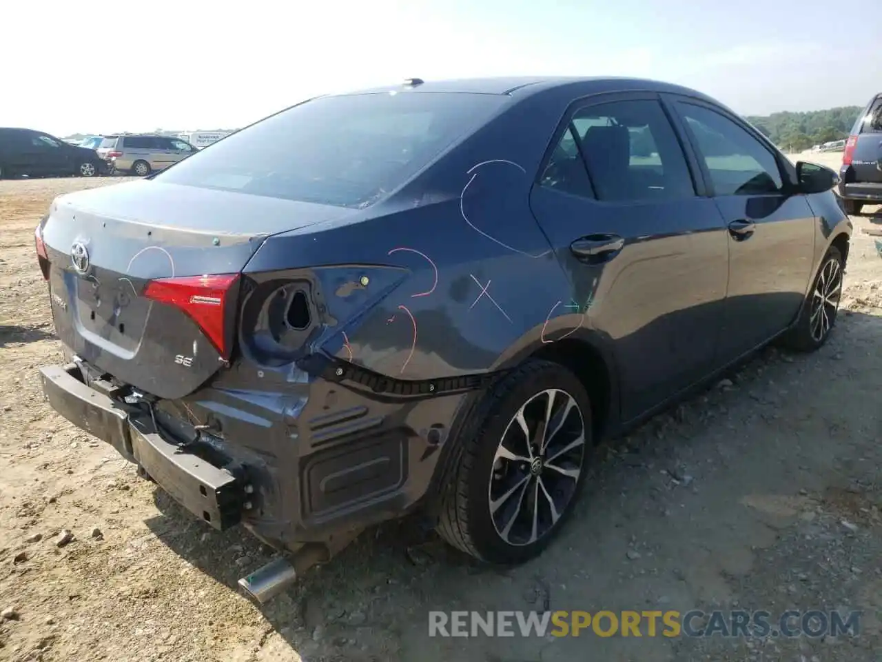 4 Photograph of a damaged car 5YFBURHE3KP856497 TOYOTA COROLLA 2019