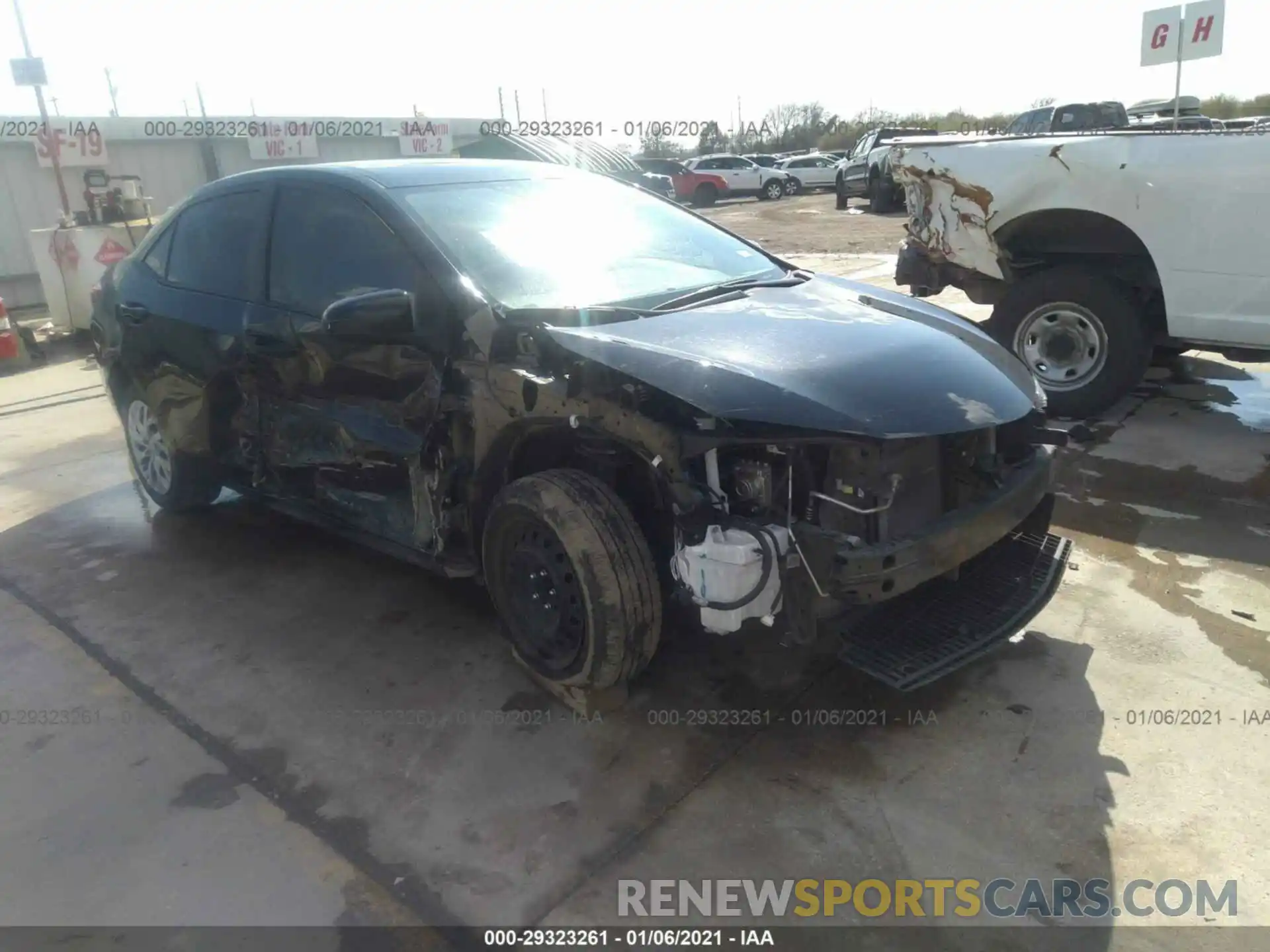 1 Photograph of a damaged car 5YFBURHE3KP857102 TOYOTA COROLLA 2019