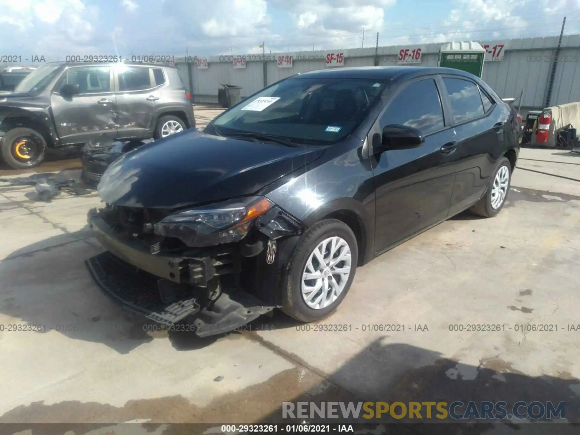 2 Photograph of a damaged car 5YFBURHE3KP857102 TOYOTA COROLLA 2019