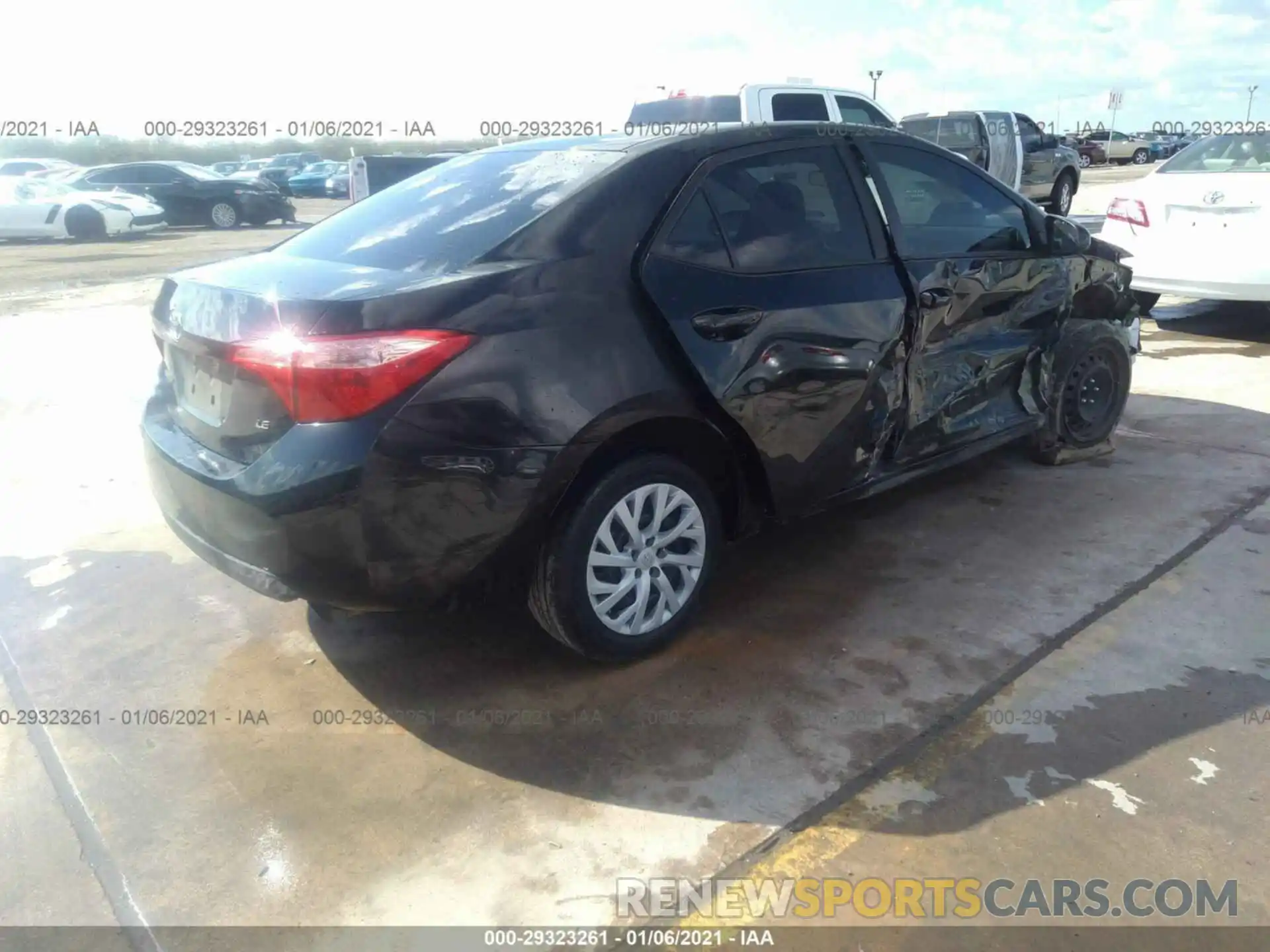 4 Photograph of a damaged car 5YFBURHE3KP857102 TOYOTA COROLLA 2019