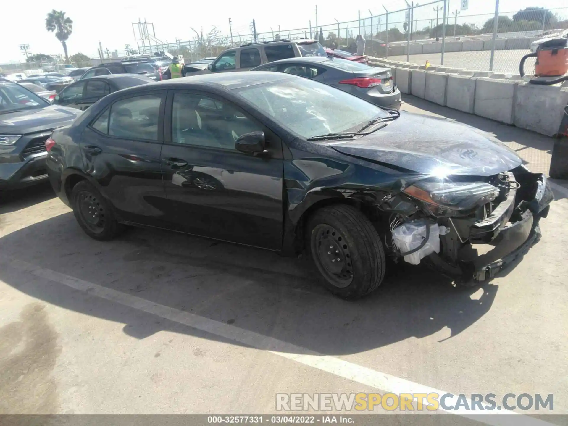 1 Photograph of a damaged car 5YFBURHE3KP857231 TOYOTA COROLLA 2019