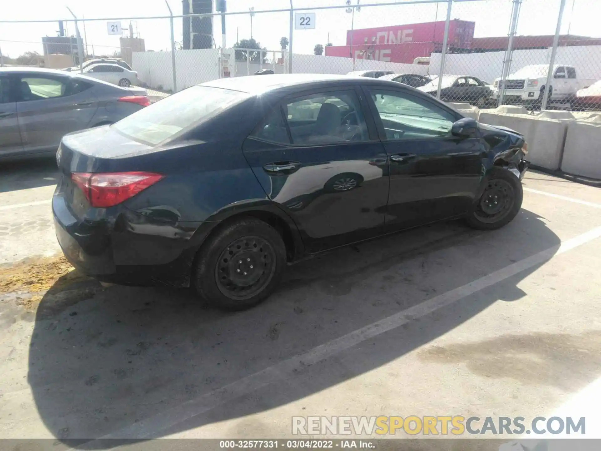 4 Photograph of a damaged car 5YFBURHE3KP857231 TOYOTA COROLLA 2019