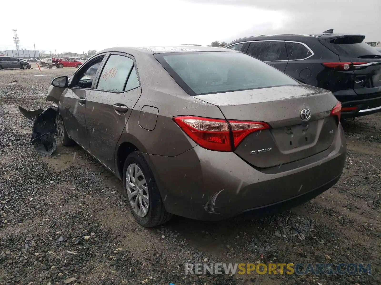 3 Photograph of a damaged car 5YFBURHE3KP857617 TOYOTA COROLLA 2019