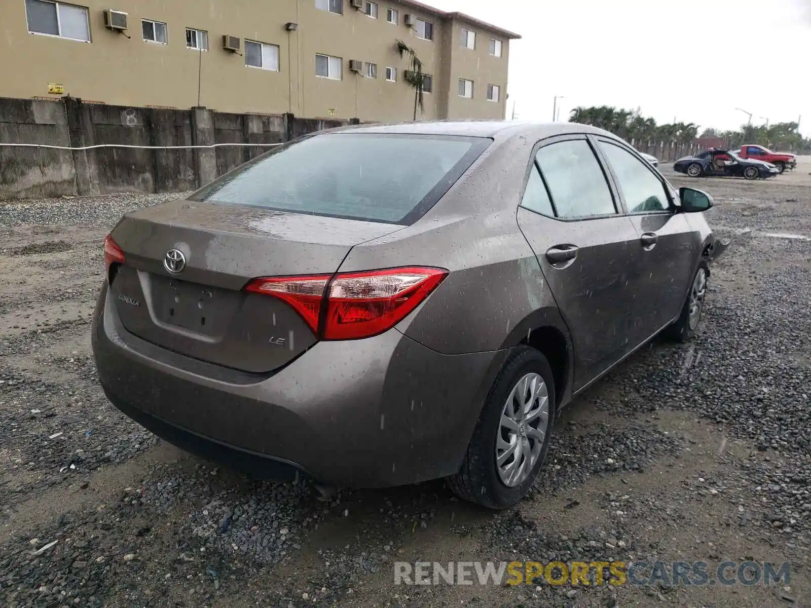 4 Photograph of a damaged car 5YFBURHE3KP857617 TOYOTA COROLLA 2019