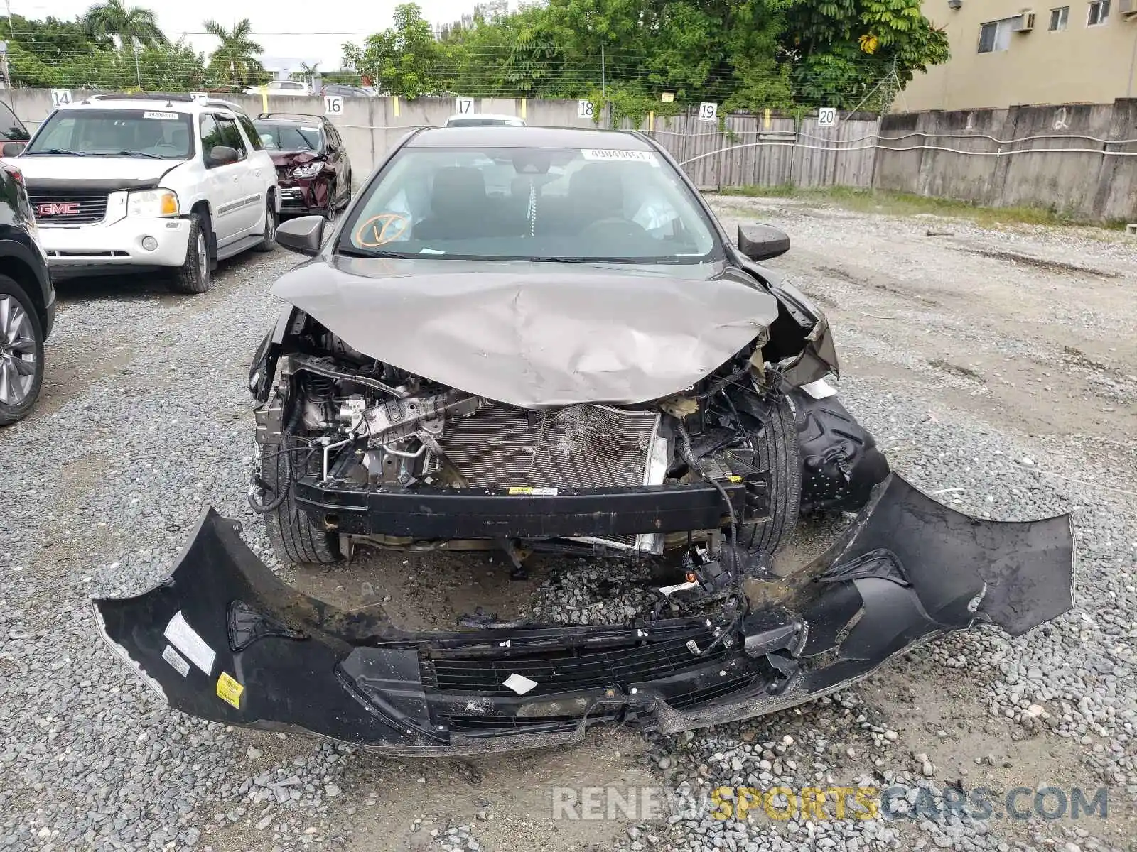 9 Photograph of a damaged car 5YFBURHE3KP857617 TOYOTA COROLLA 2019