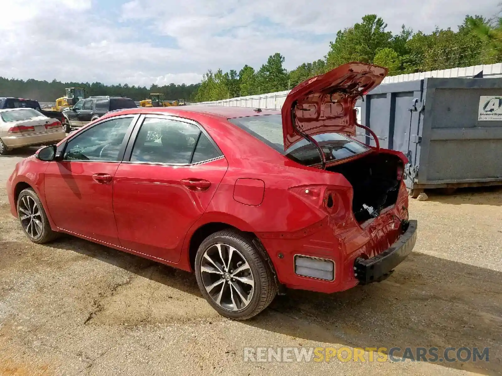 3 Photograph of a damaged car 5YFBURHE3KP857679 TOYOTA COROLLA 2019