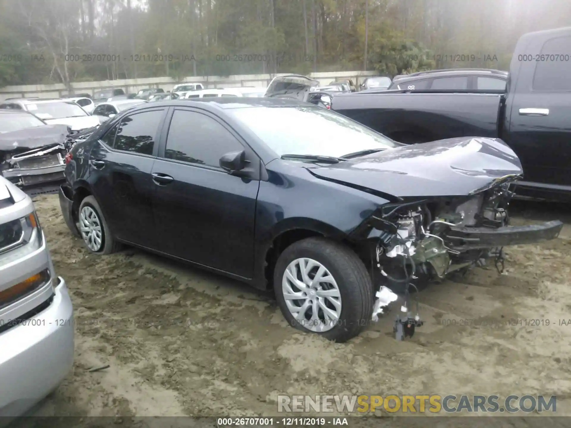 1 Photograph of a damaged car 5YFBURHE3KP857925 TOYOTA COROLLA 2019