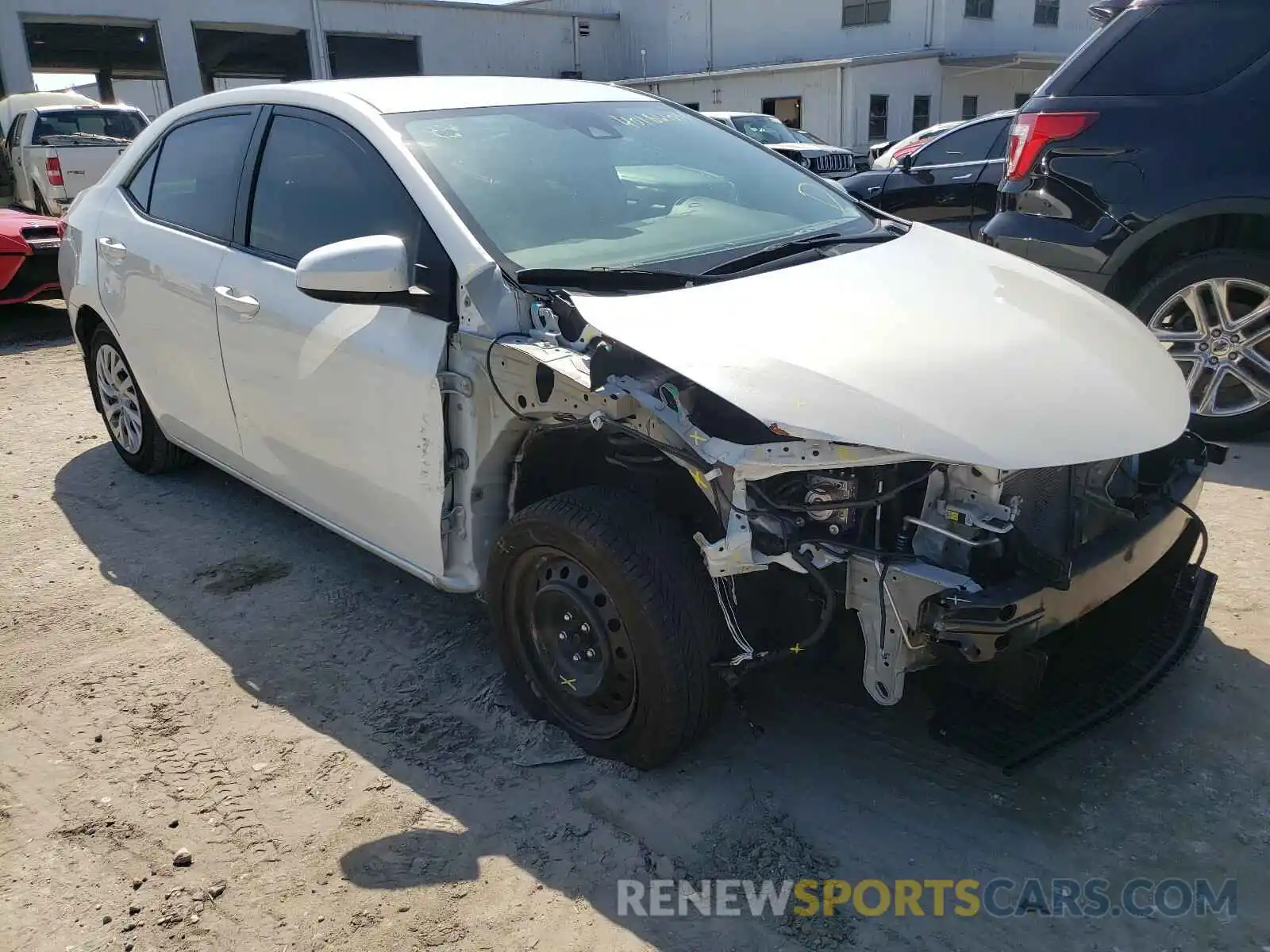 1 Photograph of a damaged car 5YFBURHE3KP858086 TOYOTA COROLLA 2019