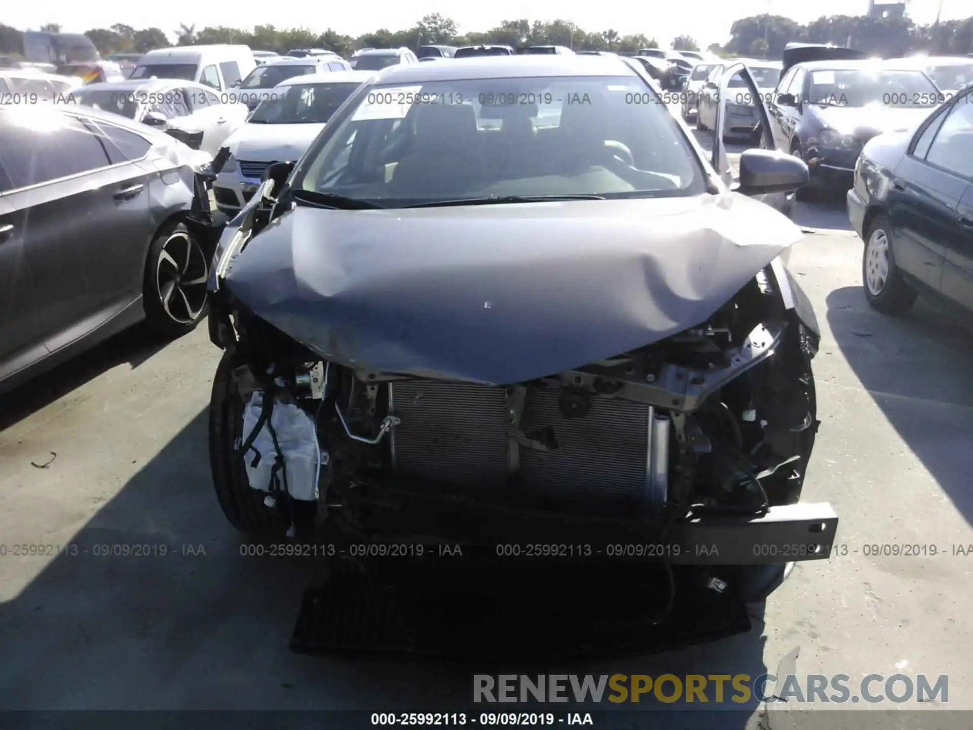 6 Photograph of a damaged car 5YFBURHE3KP859111 TOYOTA COROLLA 2019