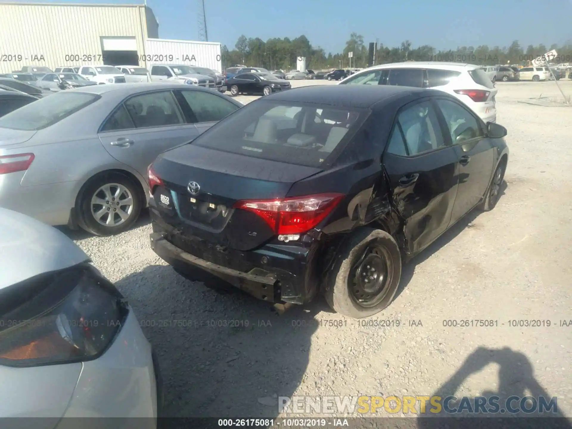 4 Photograph of a damaged car 5YFBURHE3KP859254 TOYOTA COROLLA 2019