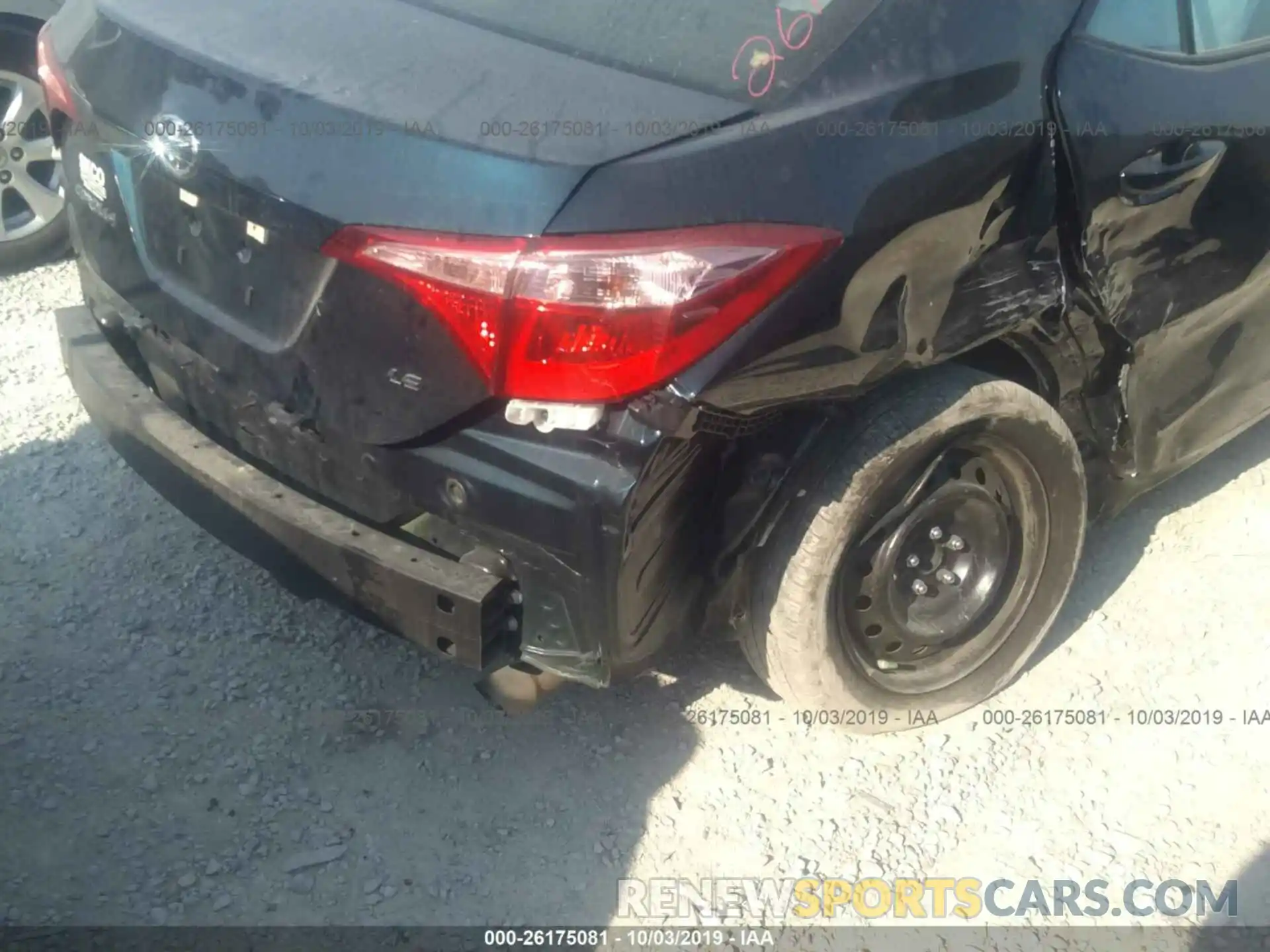 6 Photograph of a damaged car 5YFBURHE3KP859254 TOYOTA COROLLA 2019