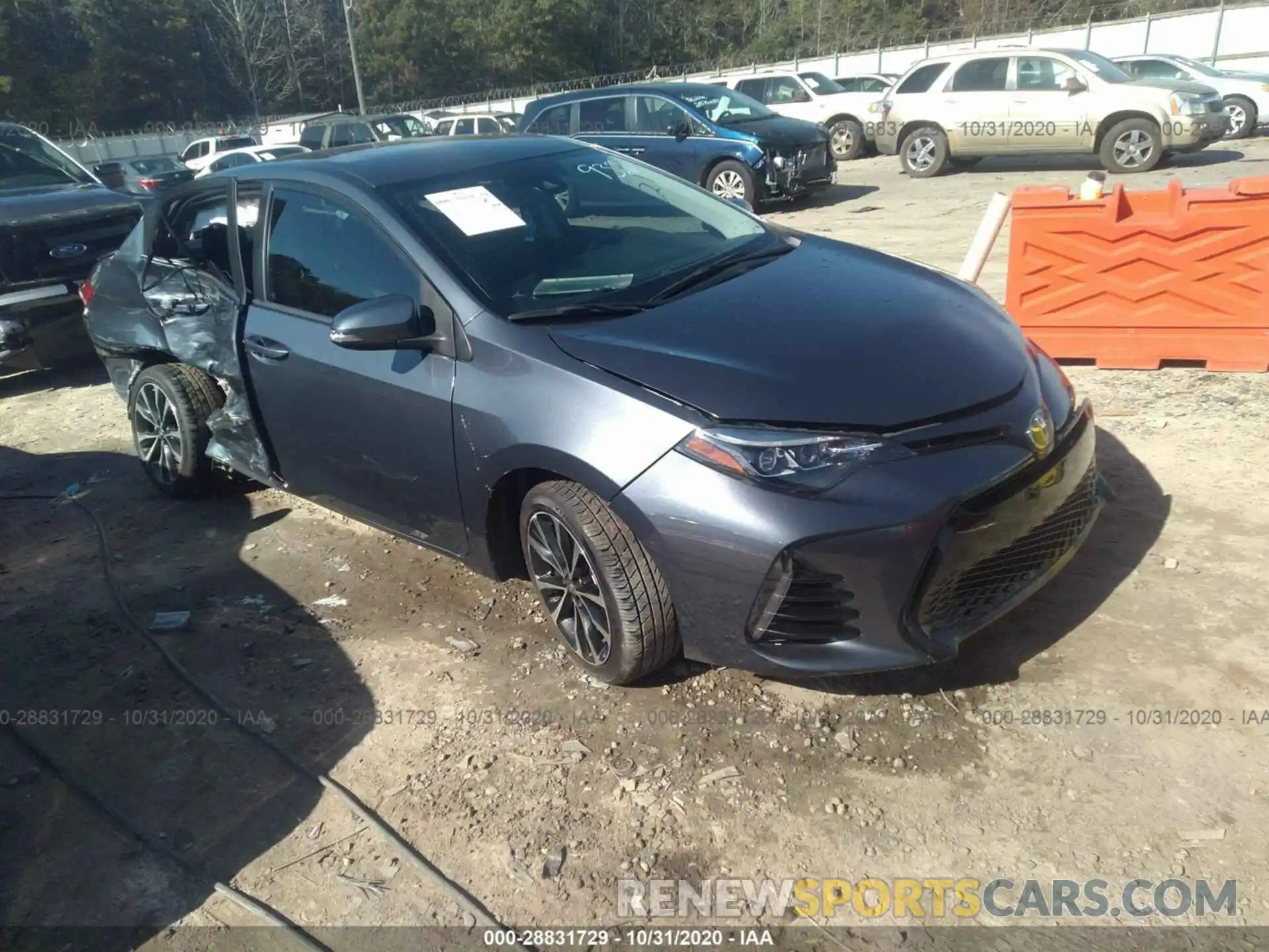 1 Photograph of a damaged car 5YFBURHE3KP859321 TOYOTA COROLLA 2019